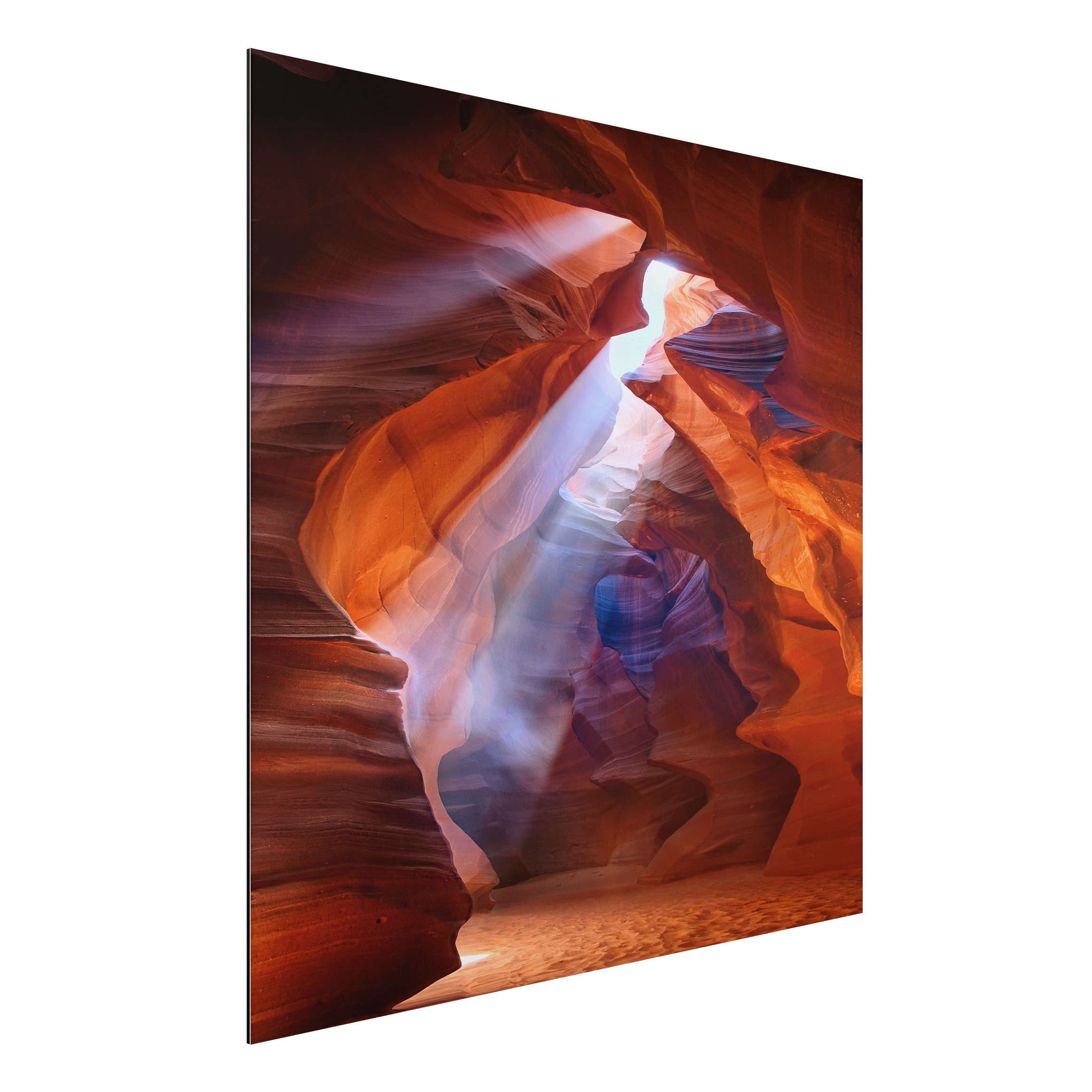 Alu-Dibond Outdoor Bild Lichtspiel im Antelope Canyon