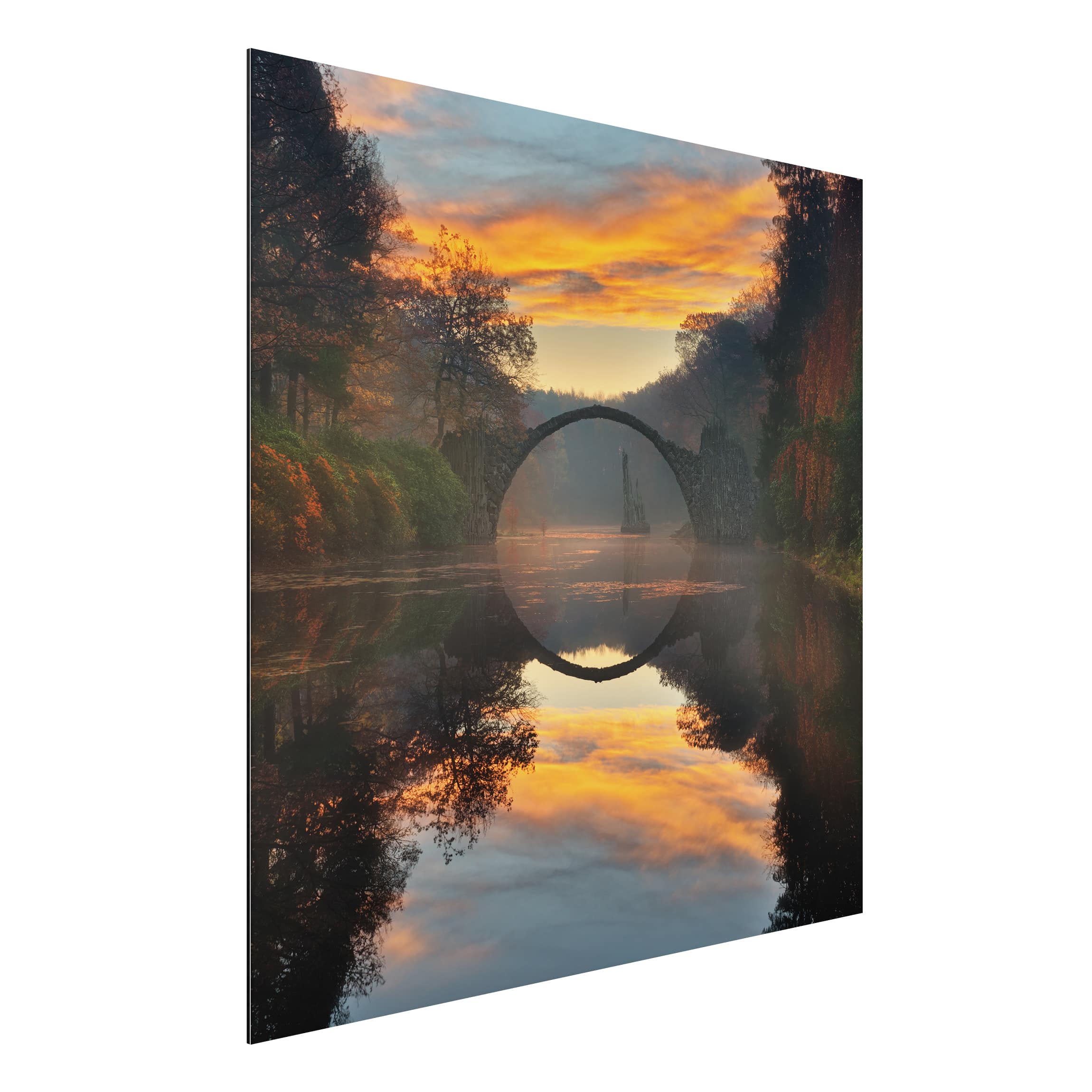 Alu-Dibond Outdoor Bild Märchenbrücke