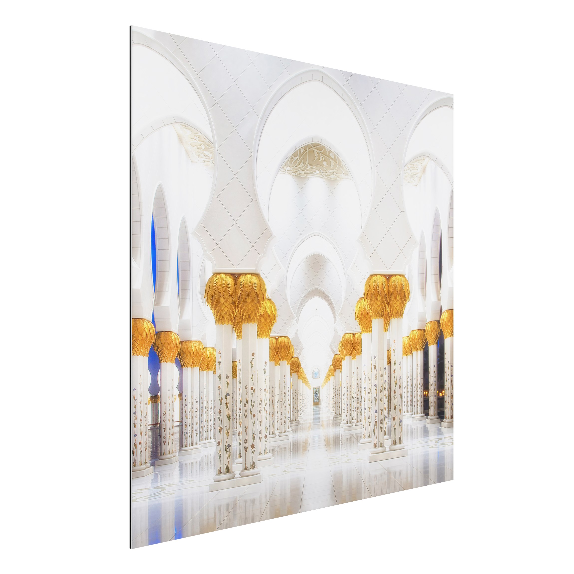 Alu-Dibond Architekur & Skyline Moschee in Gold