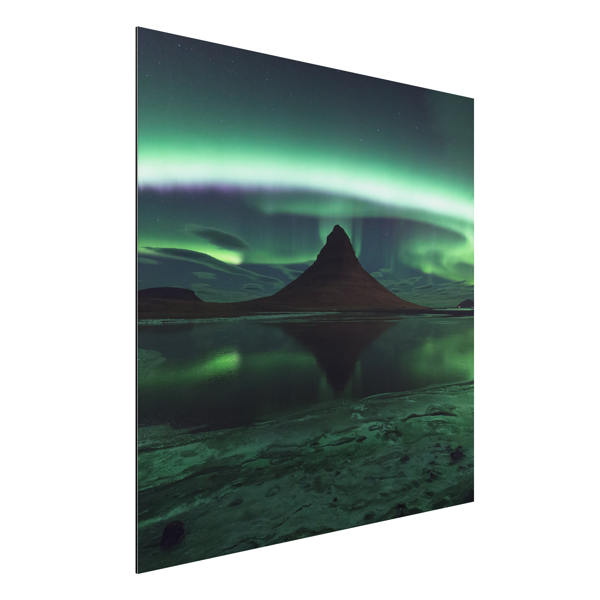 Alu-Dibond Natur & Landschaft Polarlicht in Island