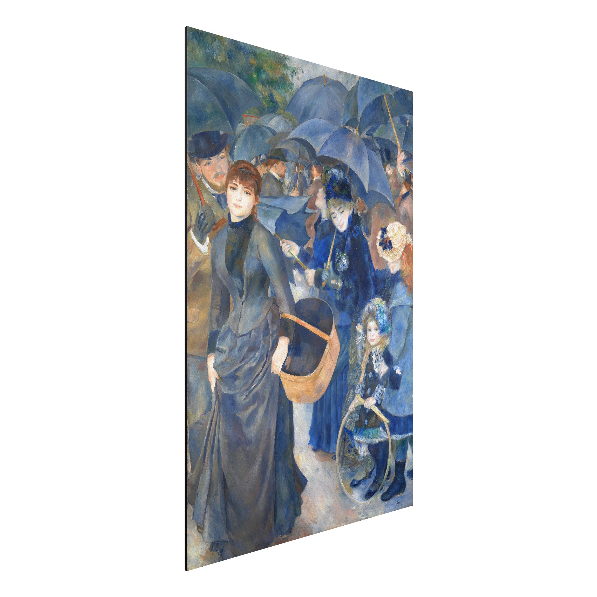 Alu-Dibond Outdoor Bild Auguste Renoir - Die Regenschirme