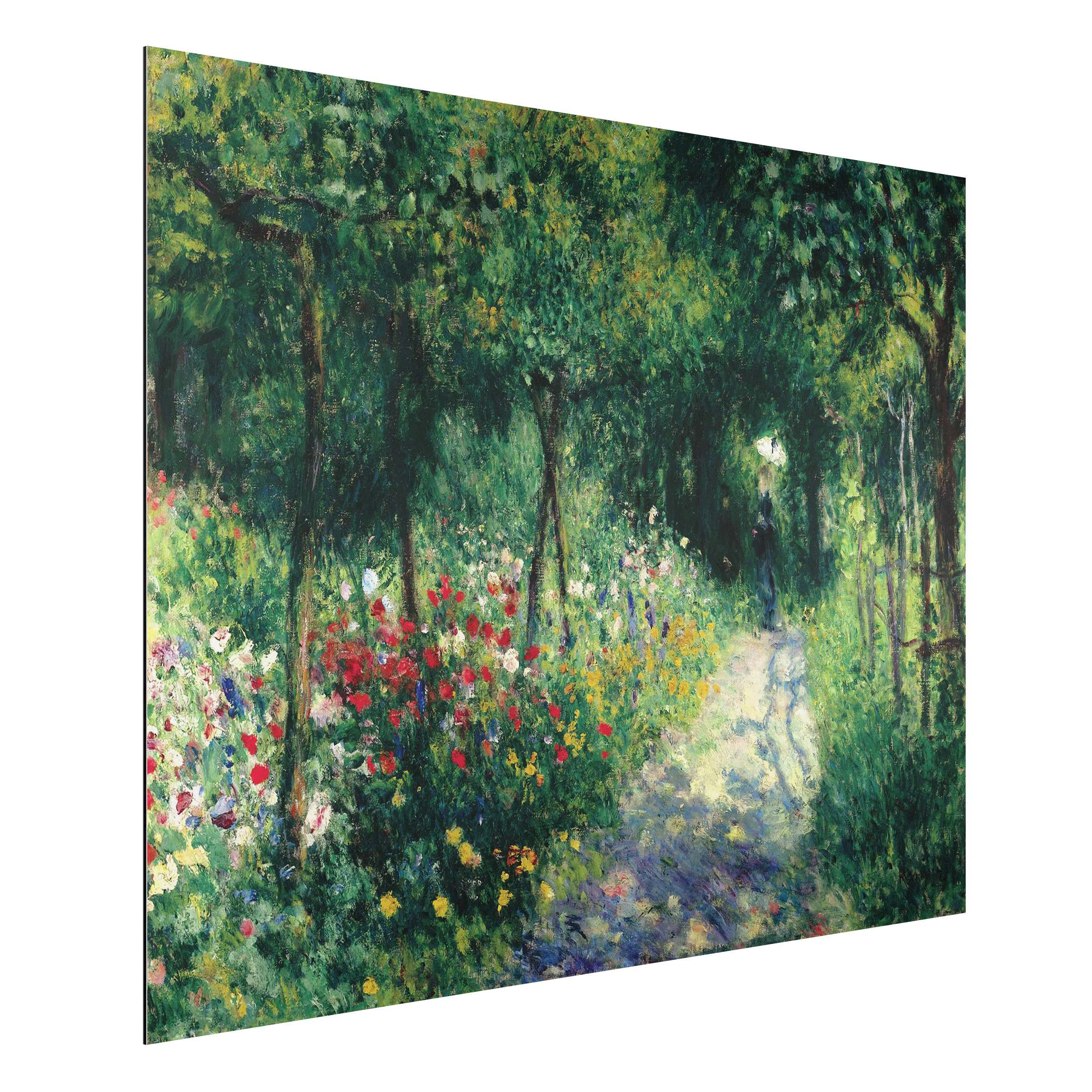 Alu-Dibond Outdoor Bild Auguste Renoir - Frauen im Garten