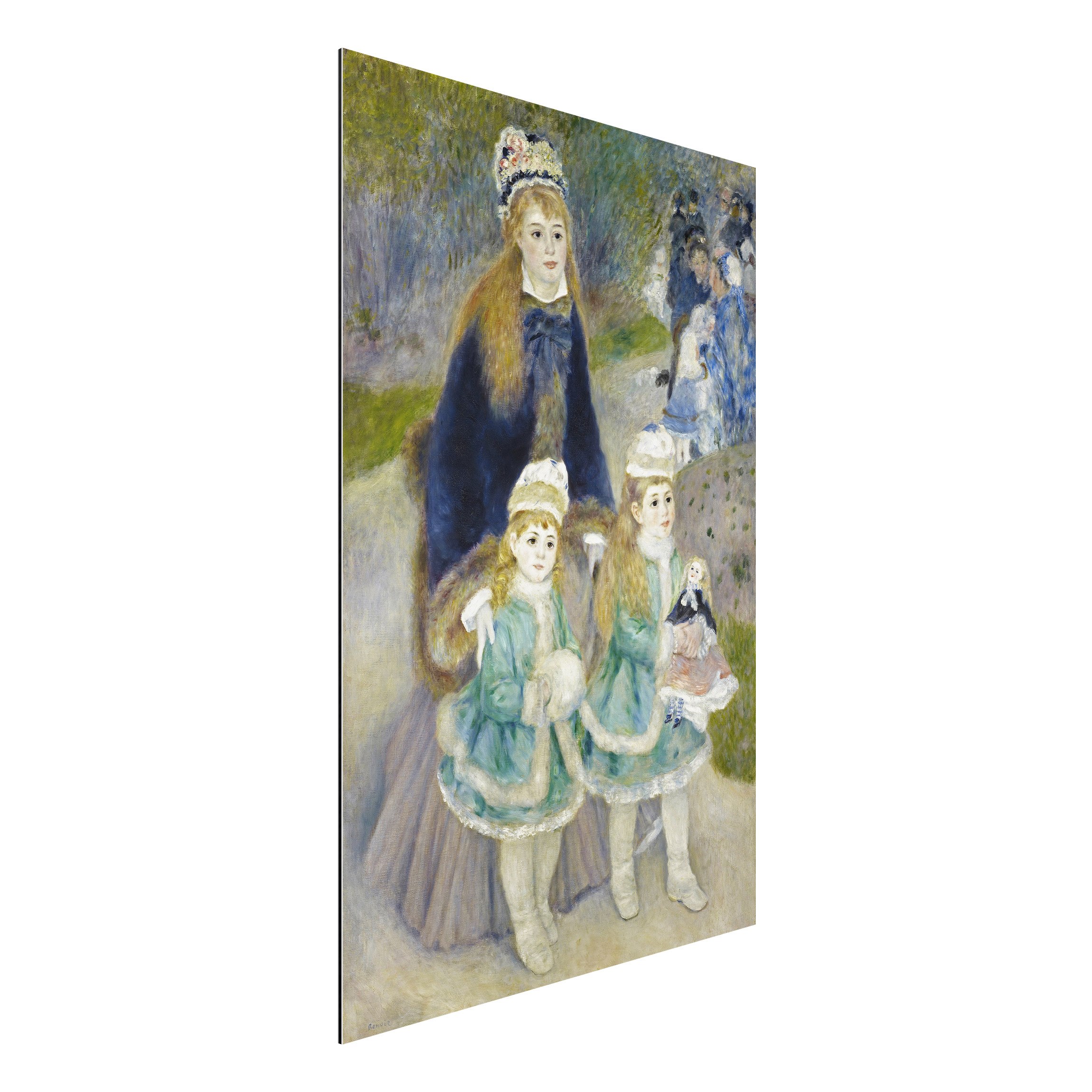 Alu-Dibond Outdoor Bild Auguste Renoir - Mutter und Kinder