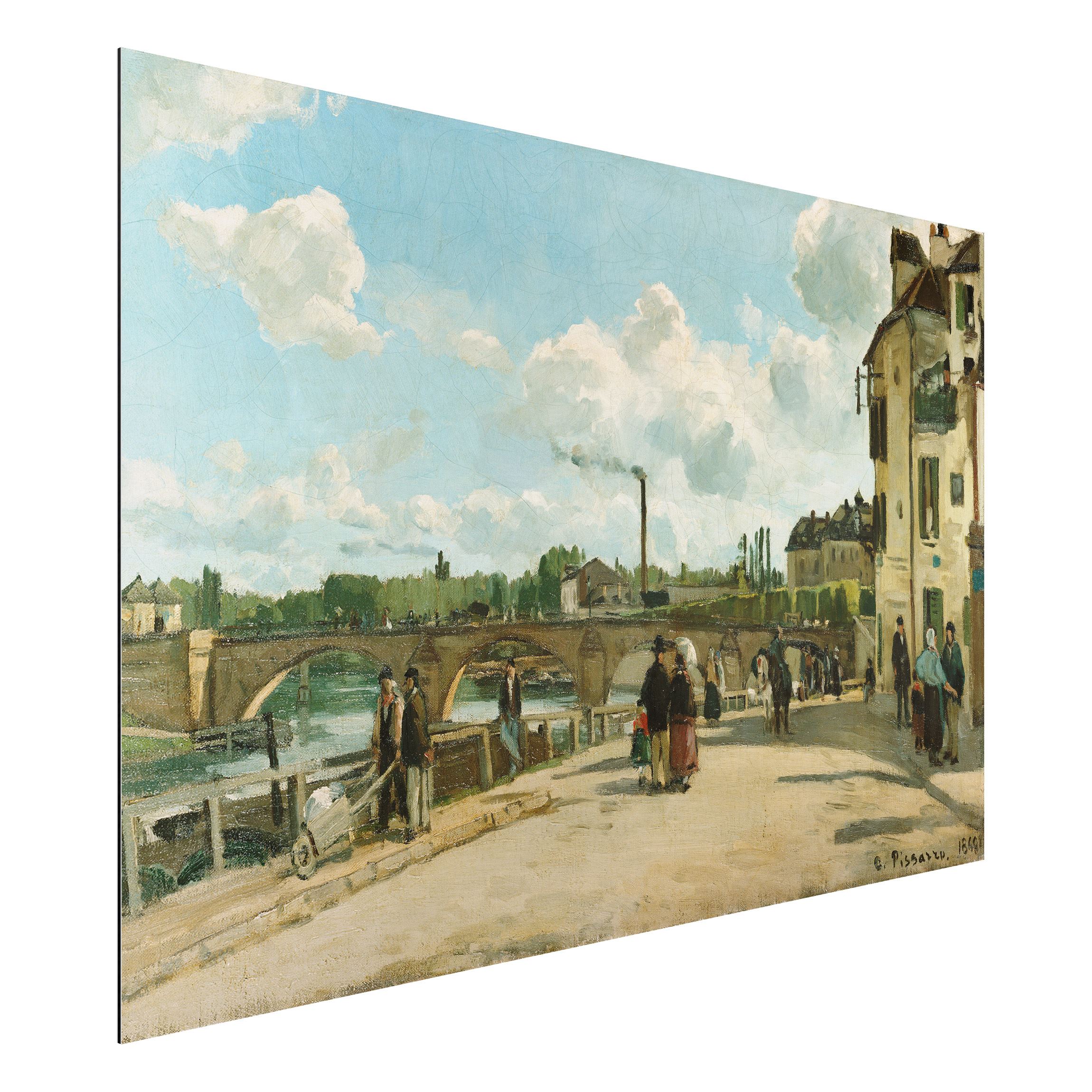 Alu-Dibond Outdoor Bild Camille Pissarro - Ansicht von Pontoise