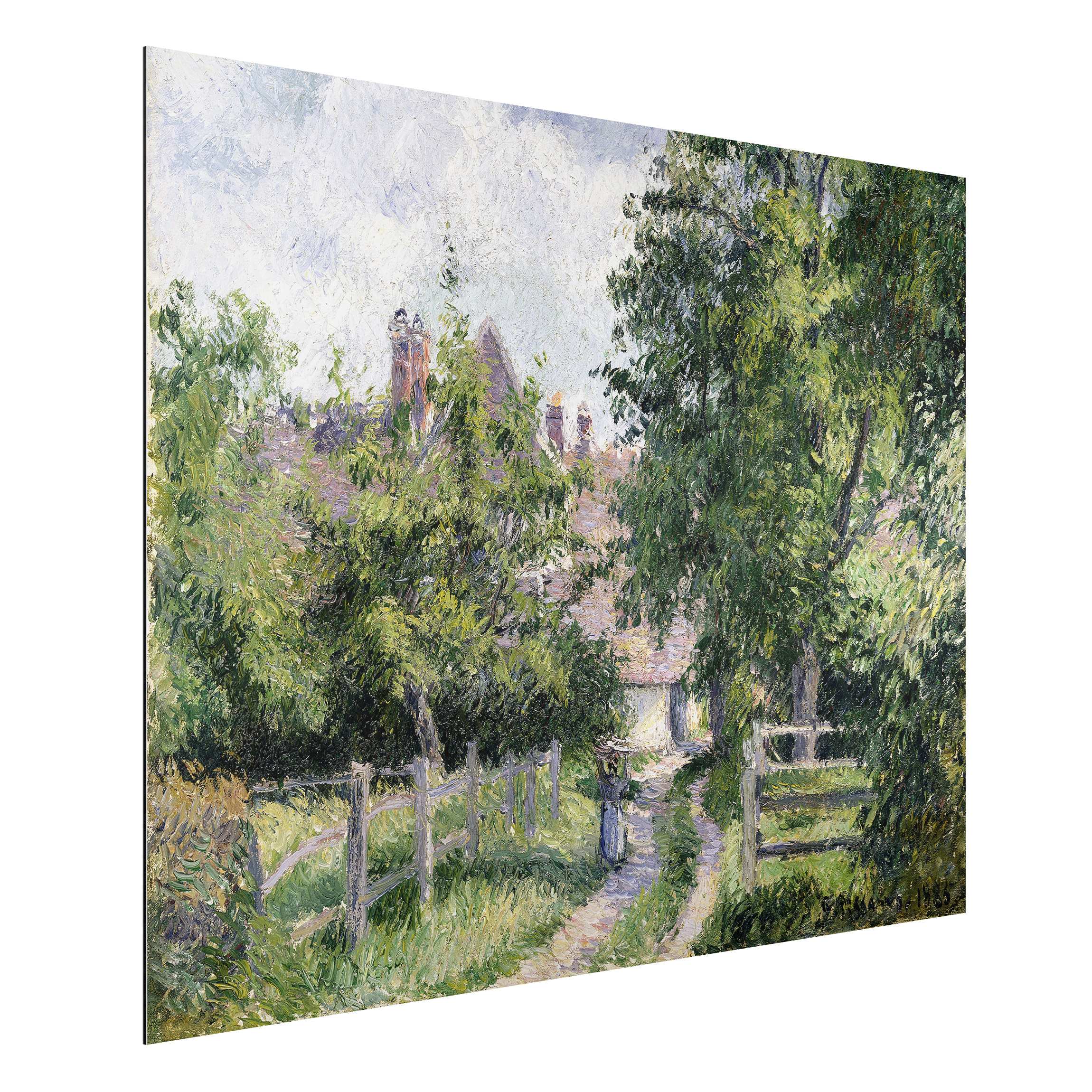 Alu-Dibond Outdoor Bild Camille Pissarro - Saint-Martin