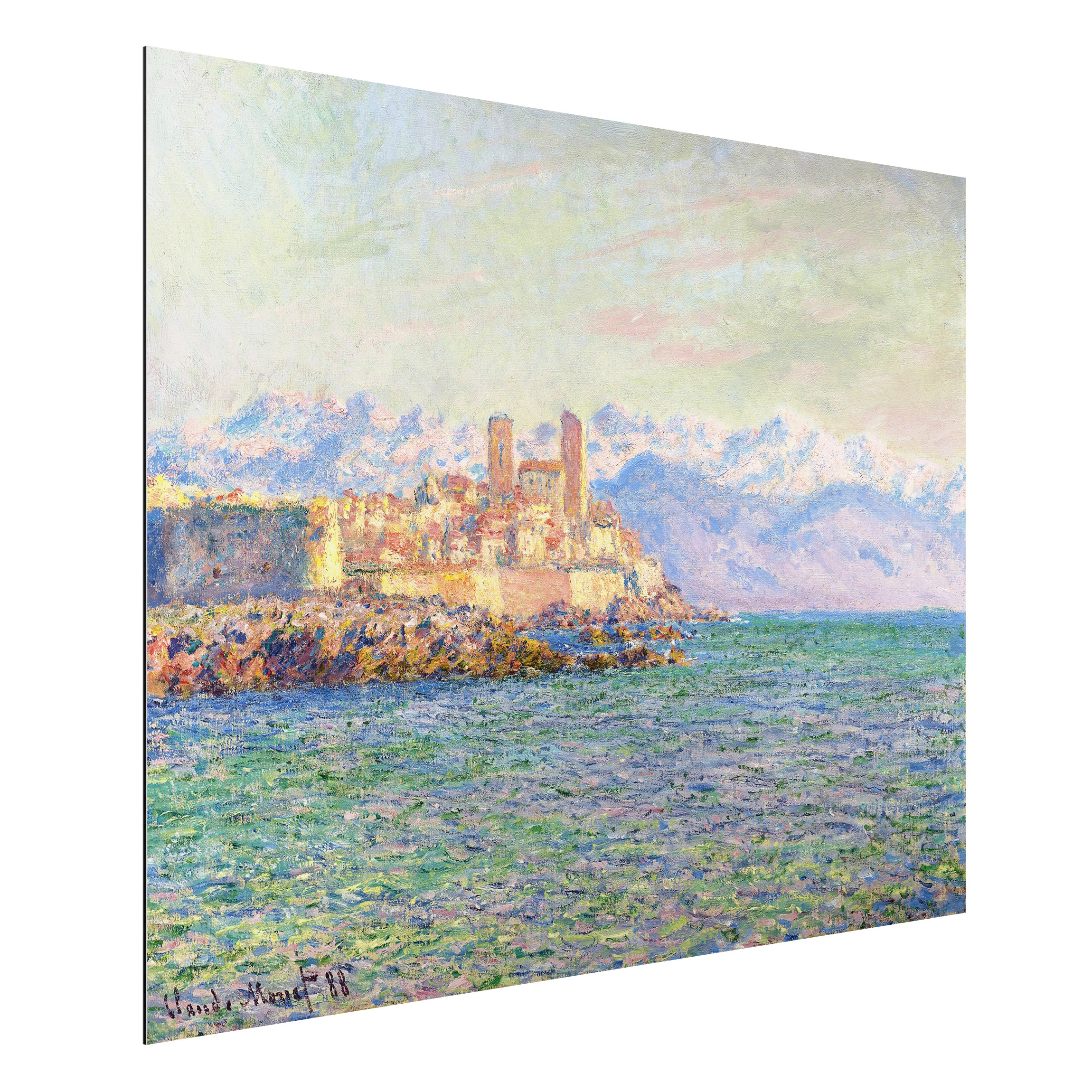 Alu-Dibond Outdoor Bild Claude Monet - Antibes-Le Fort