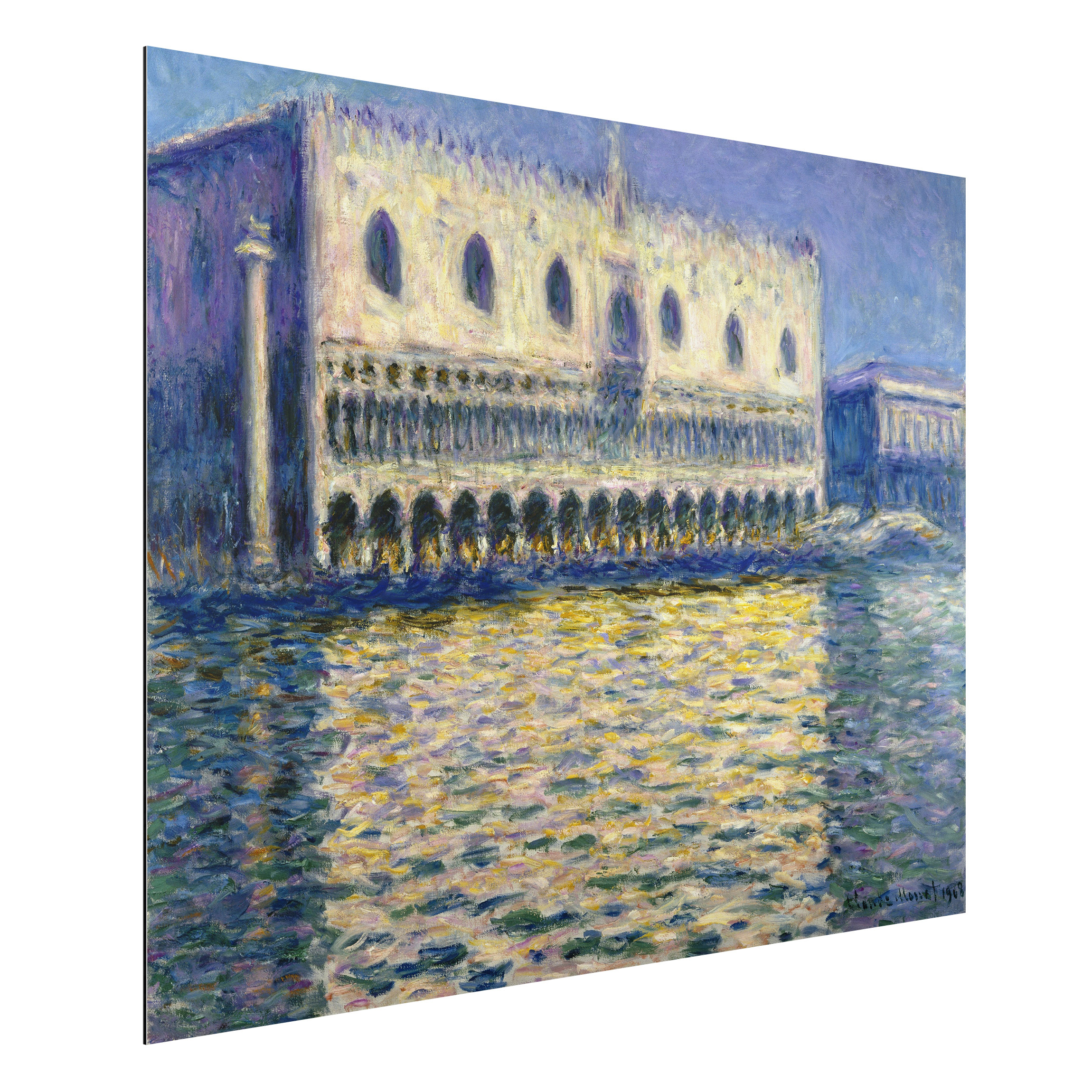 Alu-Dibond Outdoor Bild Claude Monet - Dogenpalast