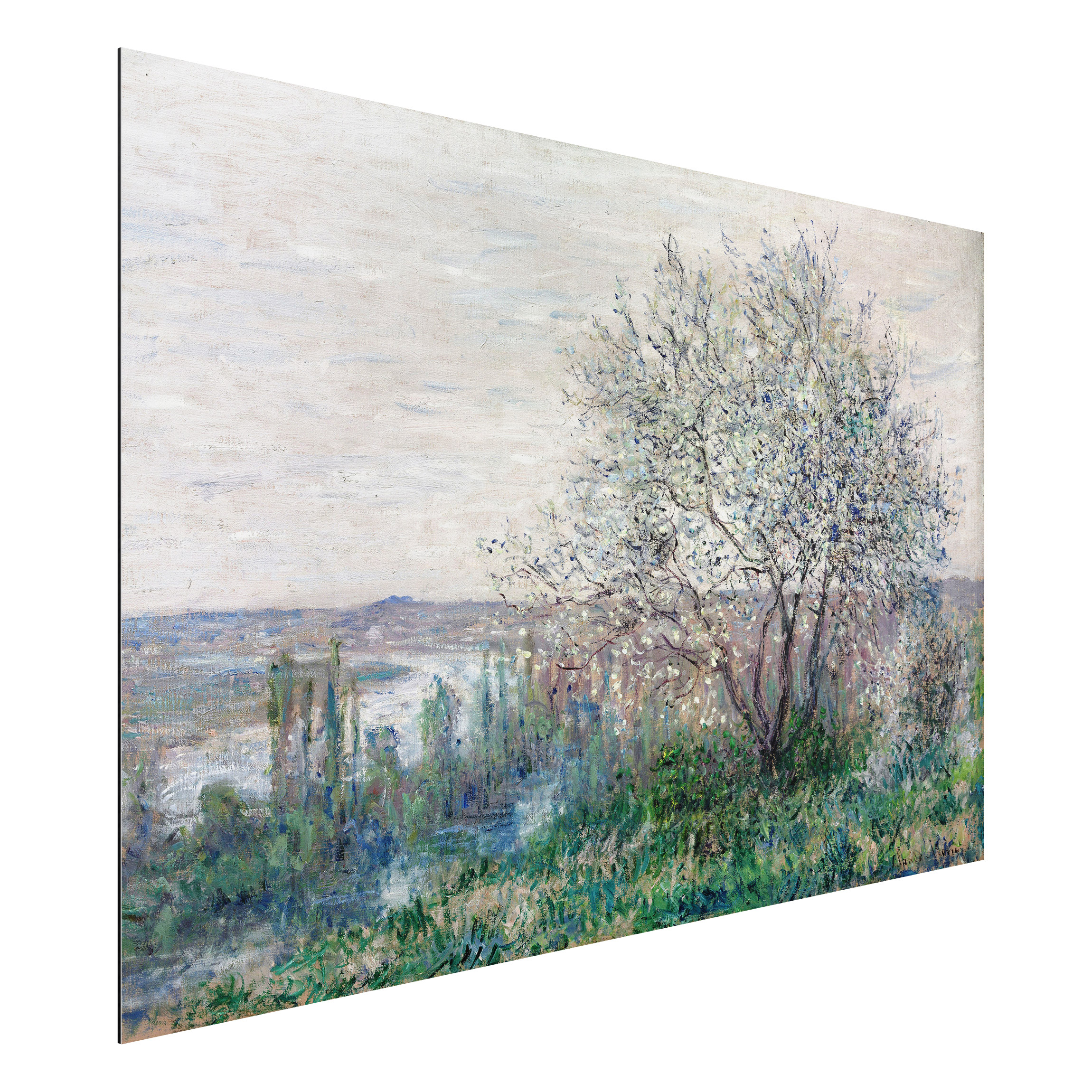 Alu-Dibond Outdoor Bild Claude Monet - Frühlingsstimmung