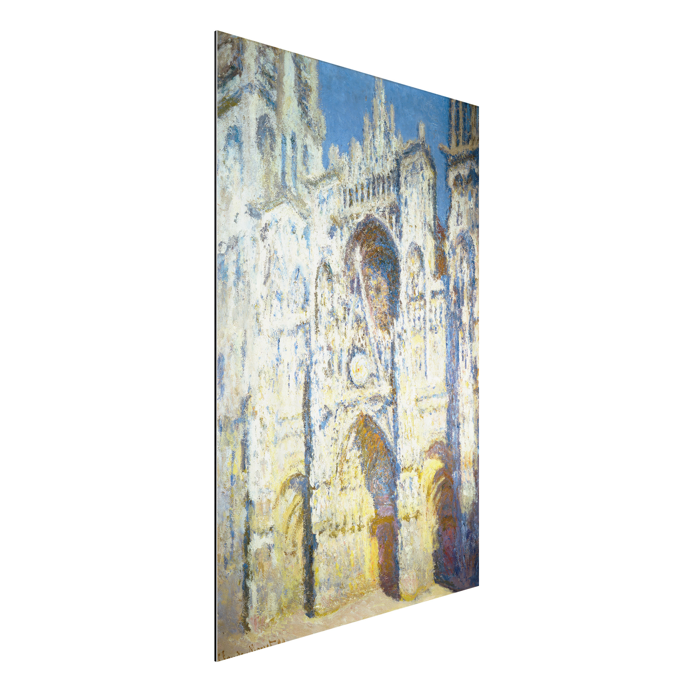 Alu-Dibond Outdoor Bild Claude Monet - Kathedrale von Rouen