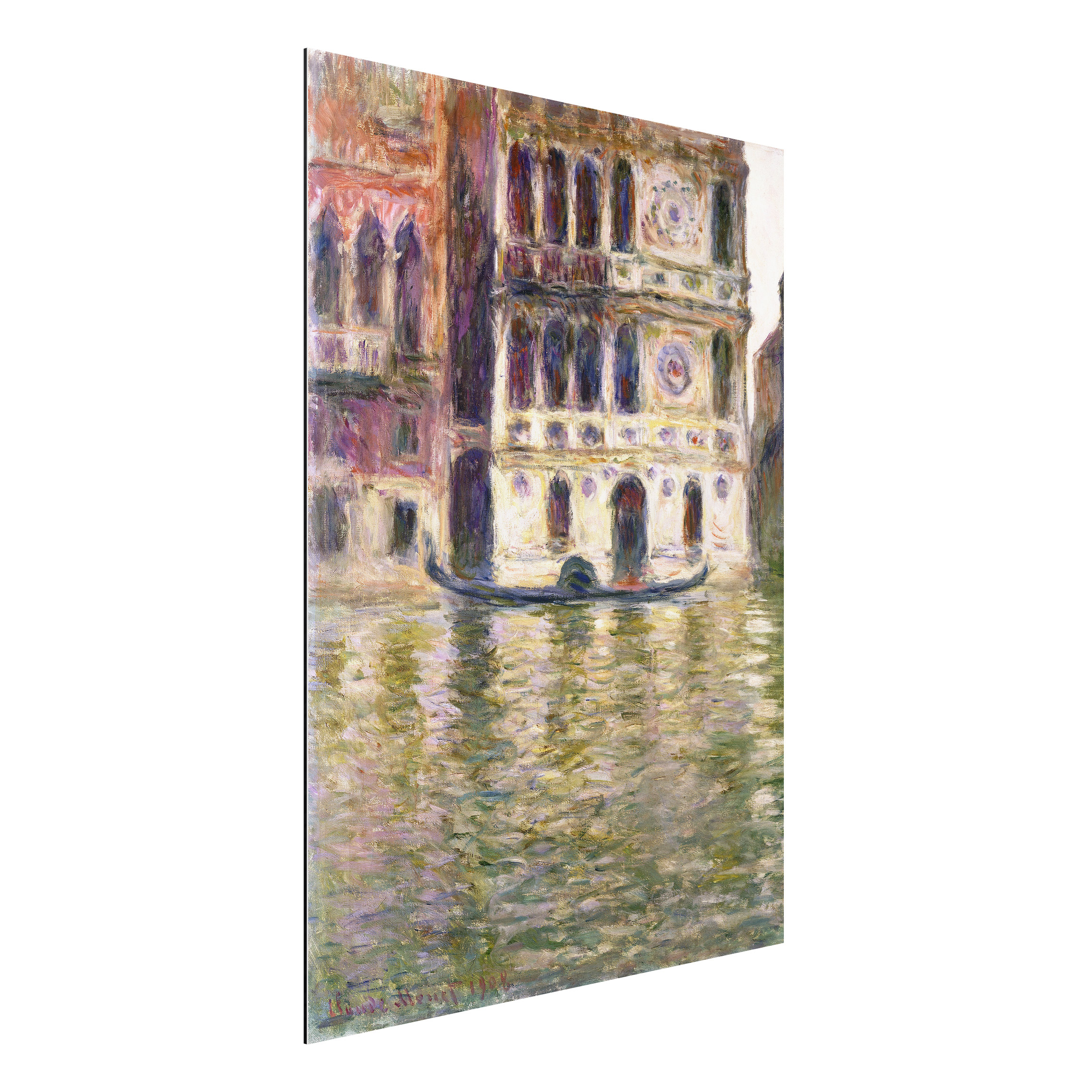 Alu-Dibond Outdoor Bild Claude Monet - Palazzo Dario
