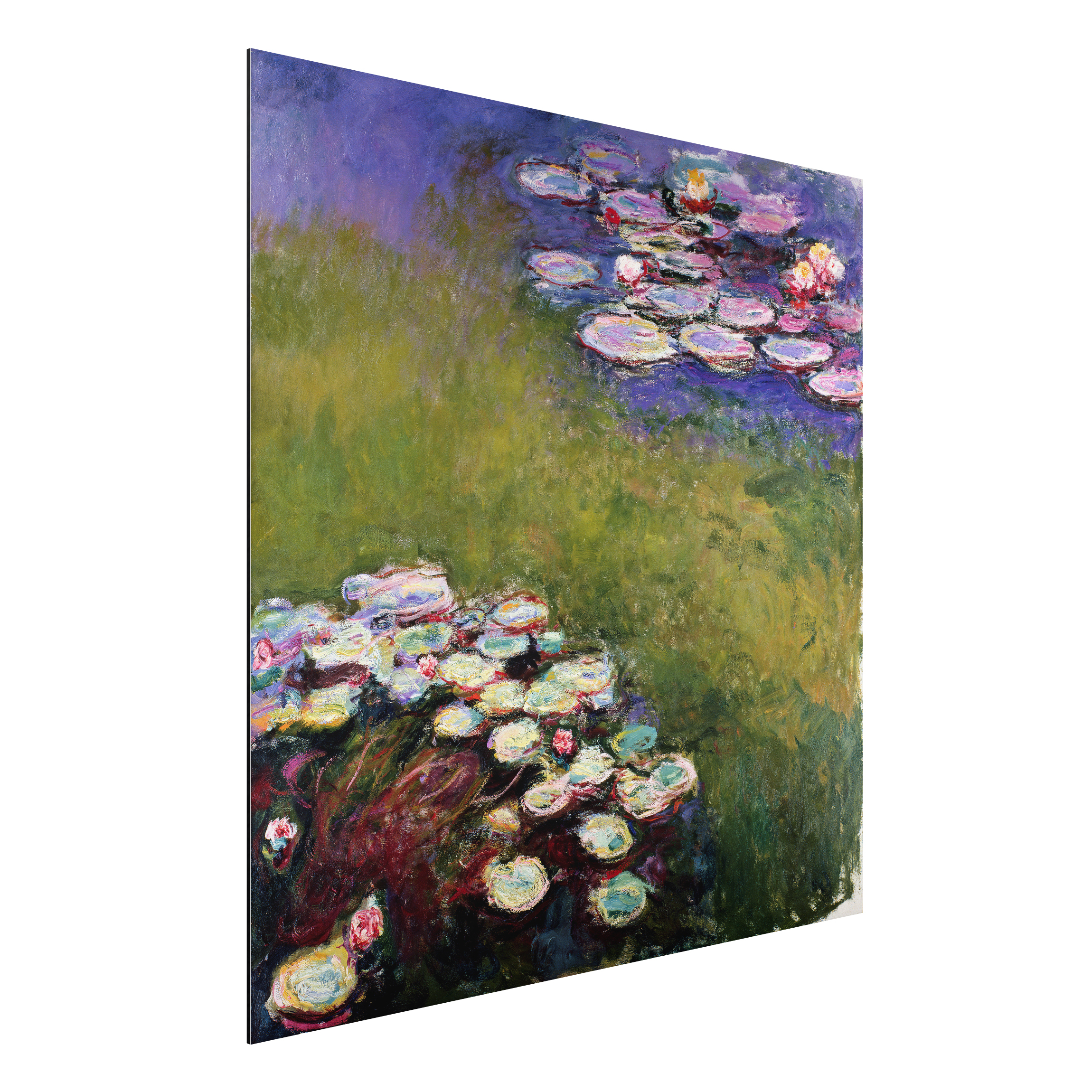 Alu-Dibond Outdoor Bild Claude Monet - Seerosen