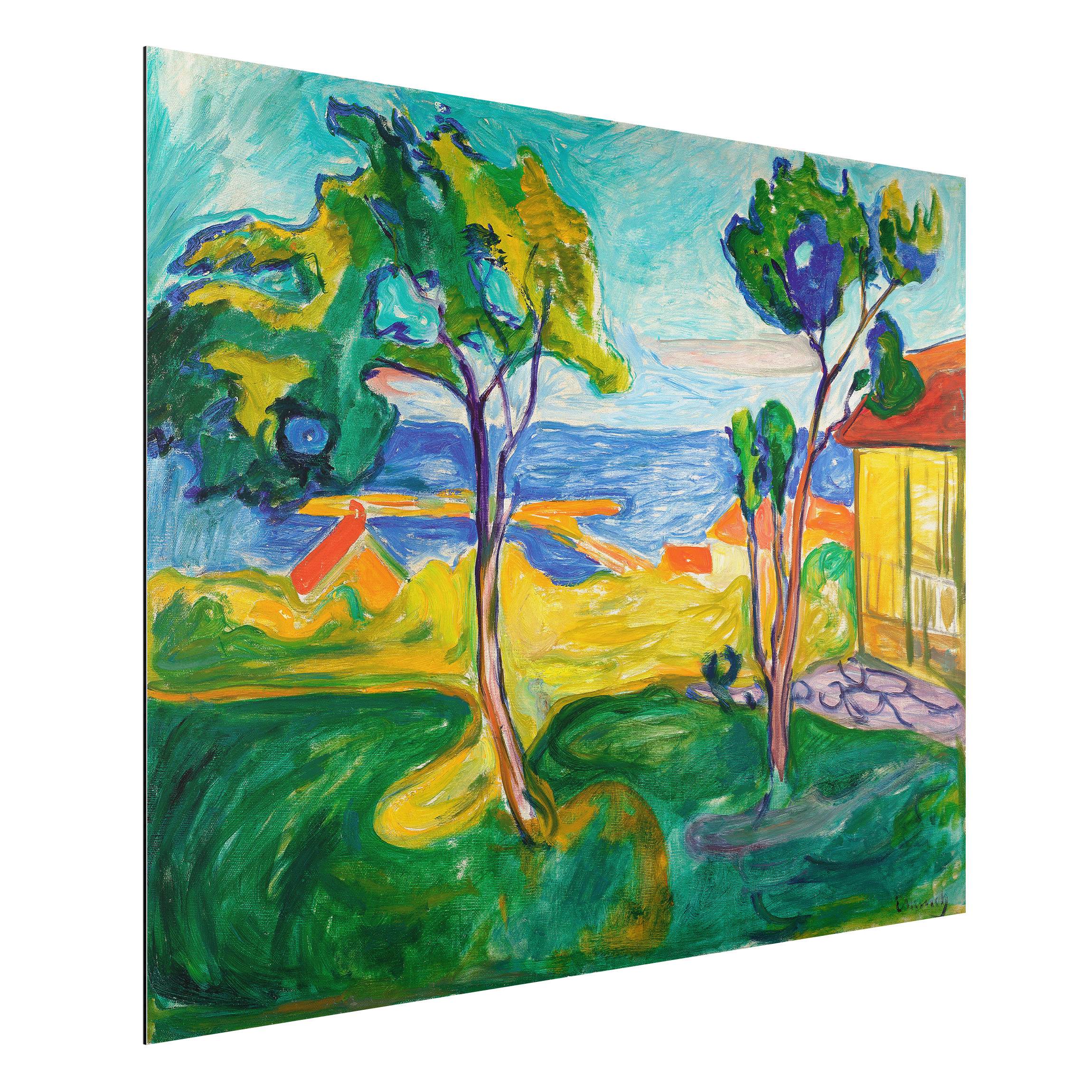 Alu-Dibond Outdoor Bild Edvard Munch - Der Garten