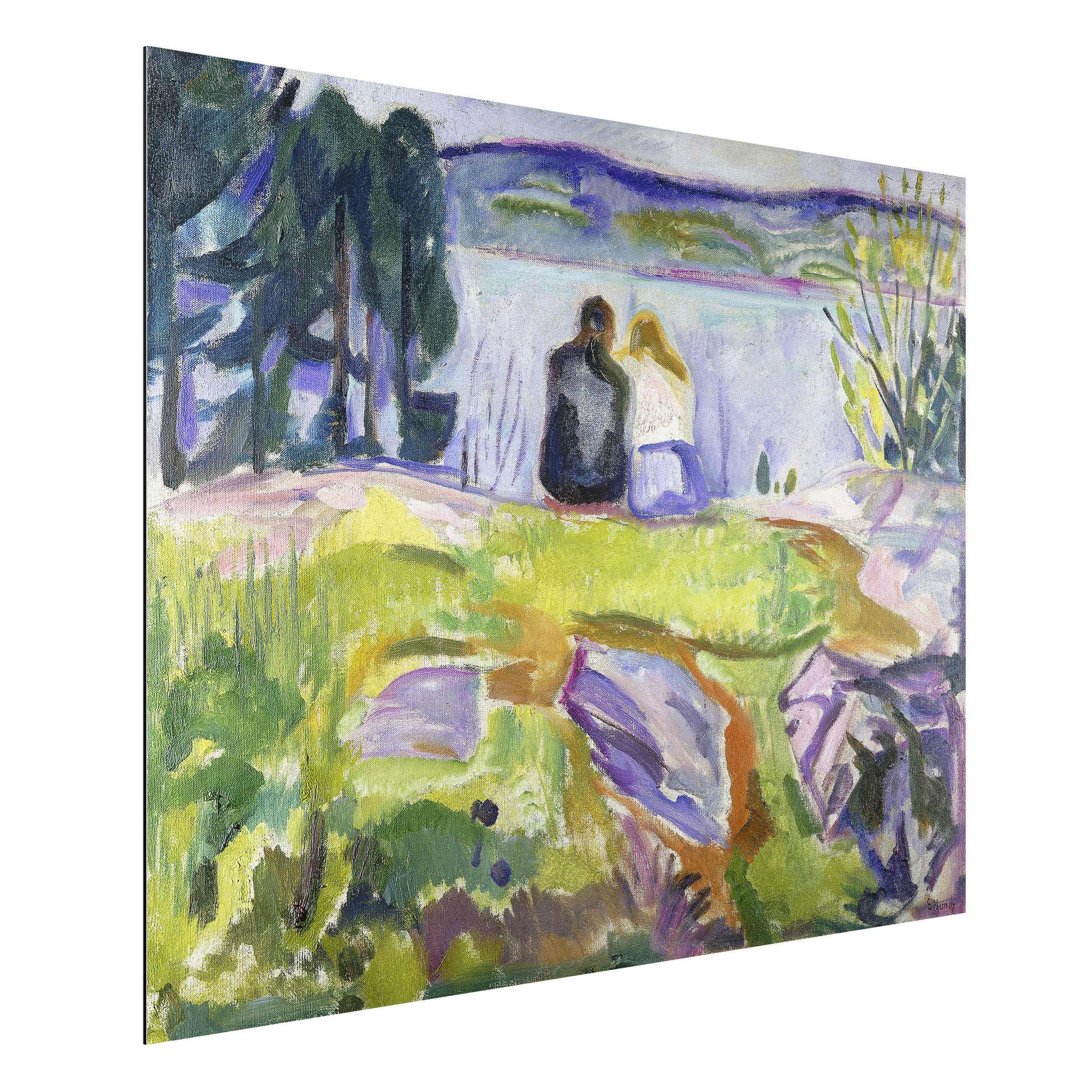 Alu-Dibond Outdoor Bild Edvard Munch - Frühling
