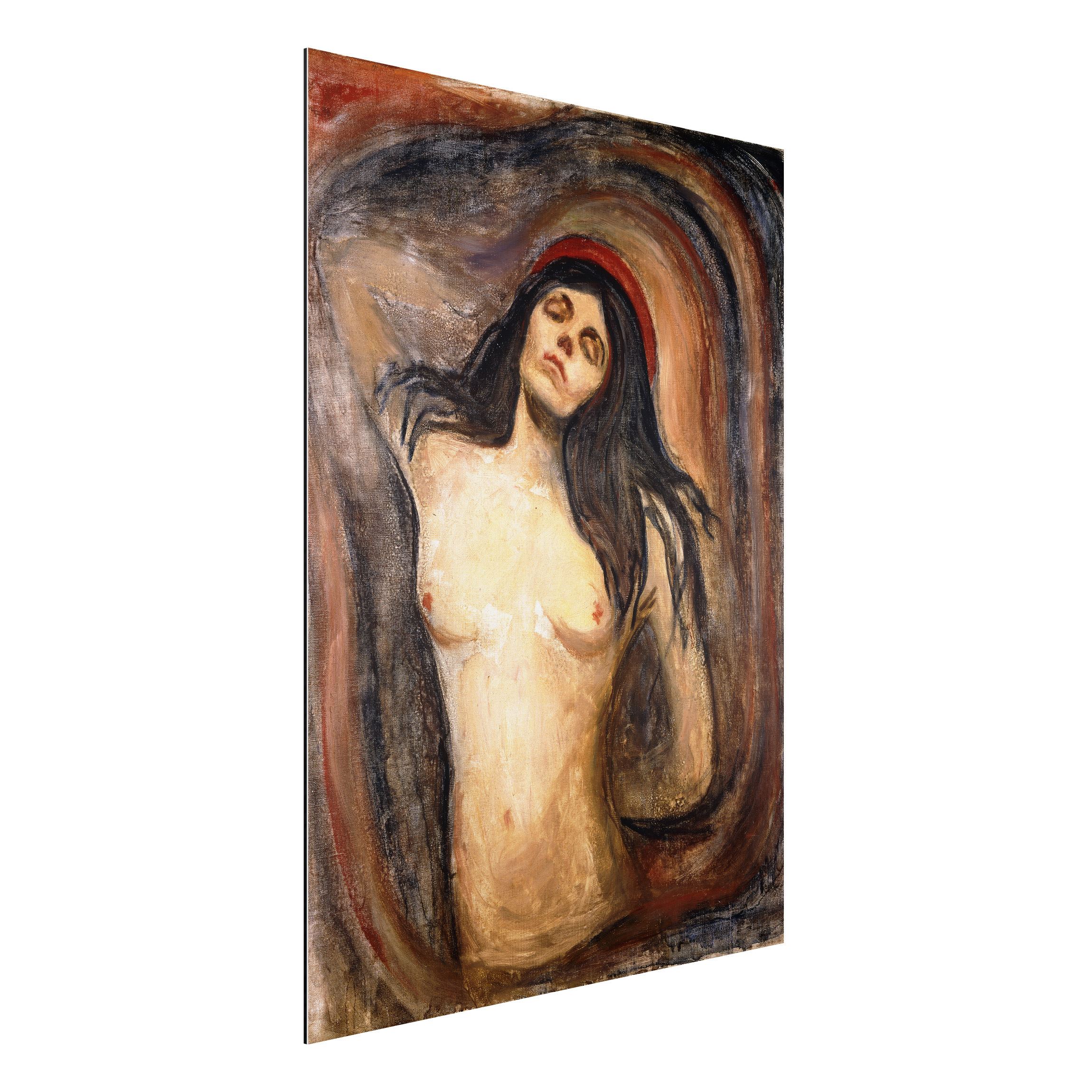 Alu-Dibond Outdoor Bild Edvard Munch - Madonna