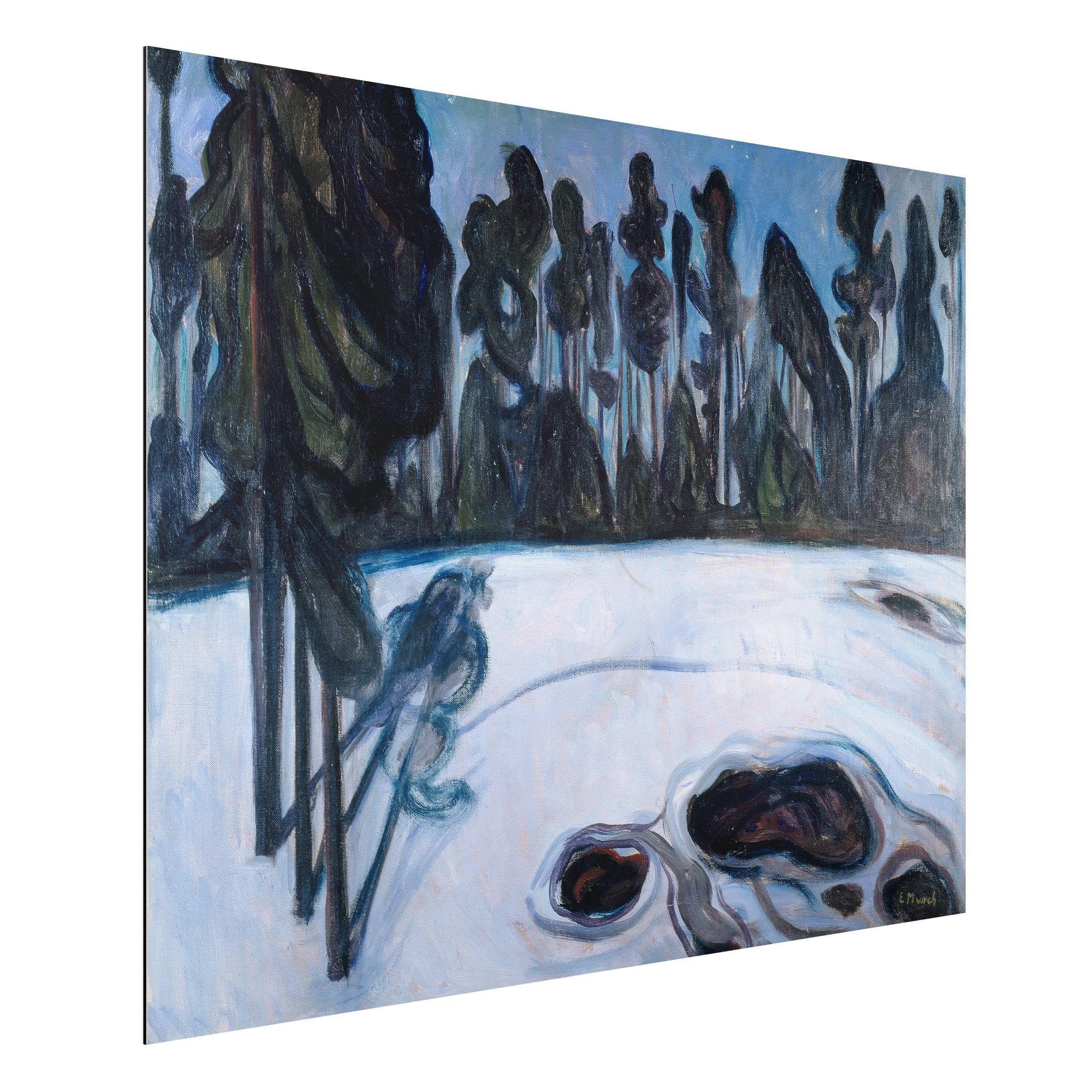 Alu-Dibond Outdoor Bild Edvard Munch - Sternennacht