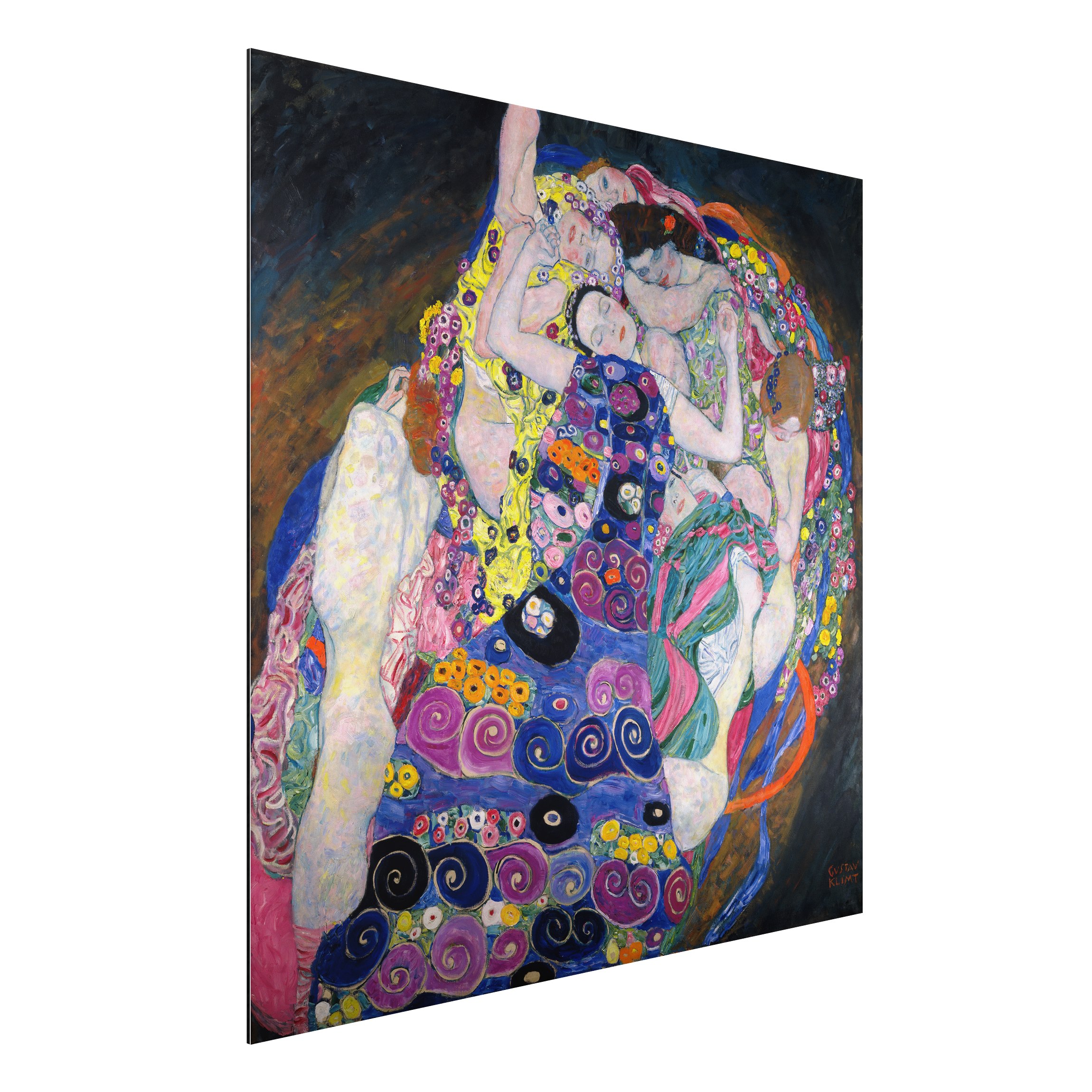Alu-Dibond Outdoor Bild Gustav Klimt - Die Jungfrau