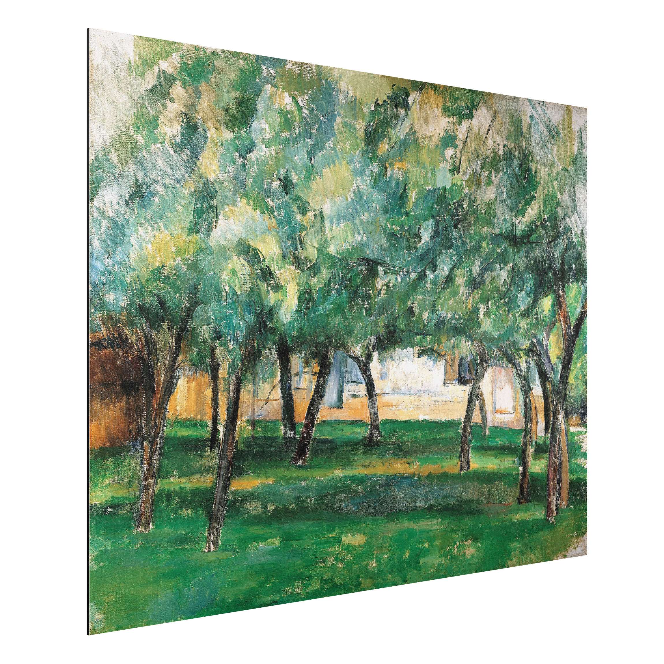 Alu-Dibond Outdoor Bild Paul Cézanne - Gehöft Normandie