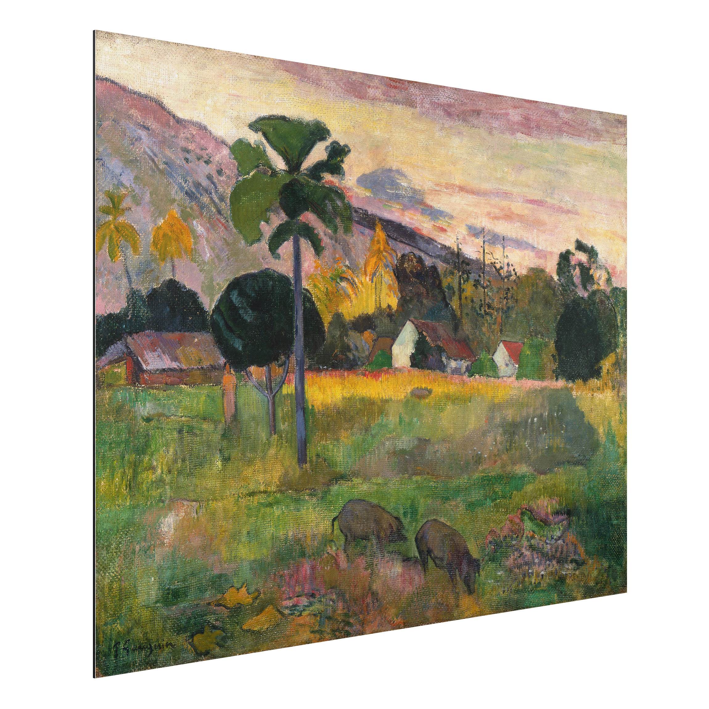 Alu-Dibond Outdoor Bild Paul Gauguin - Komm her
