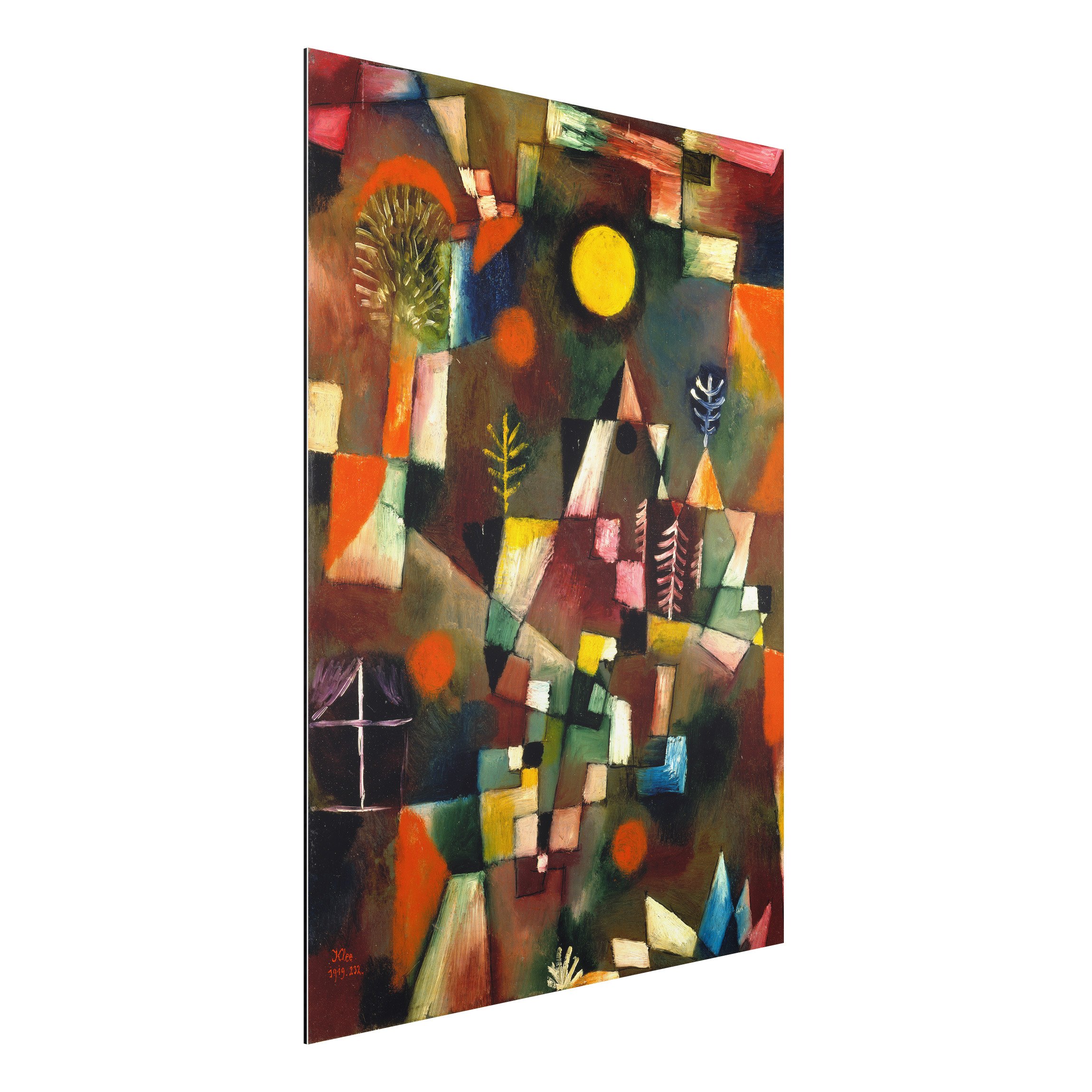 Alu-Dibond Outdoor Bild Paul Klee - Der Vollmond