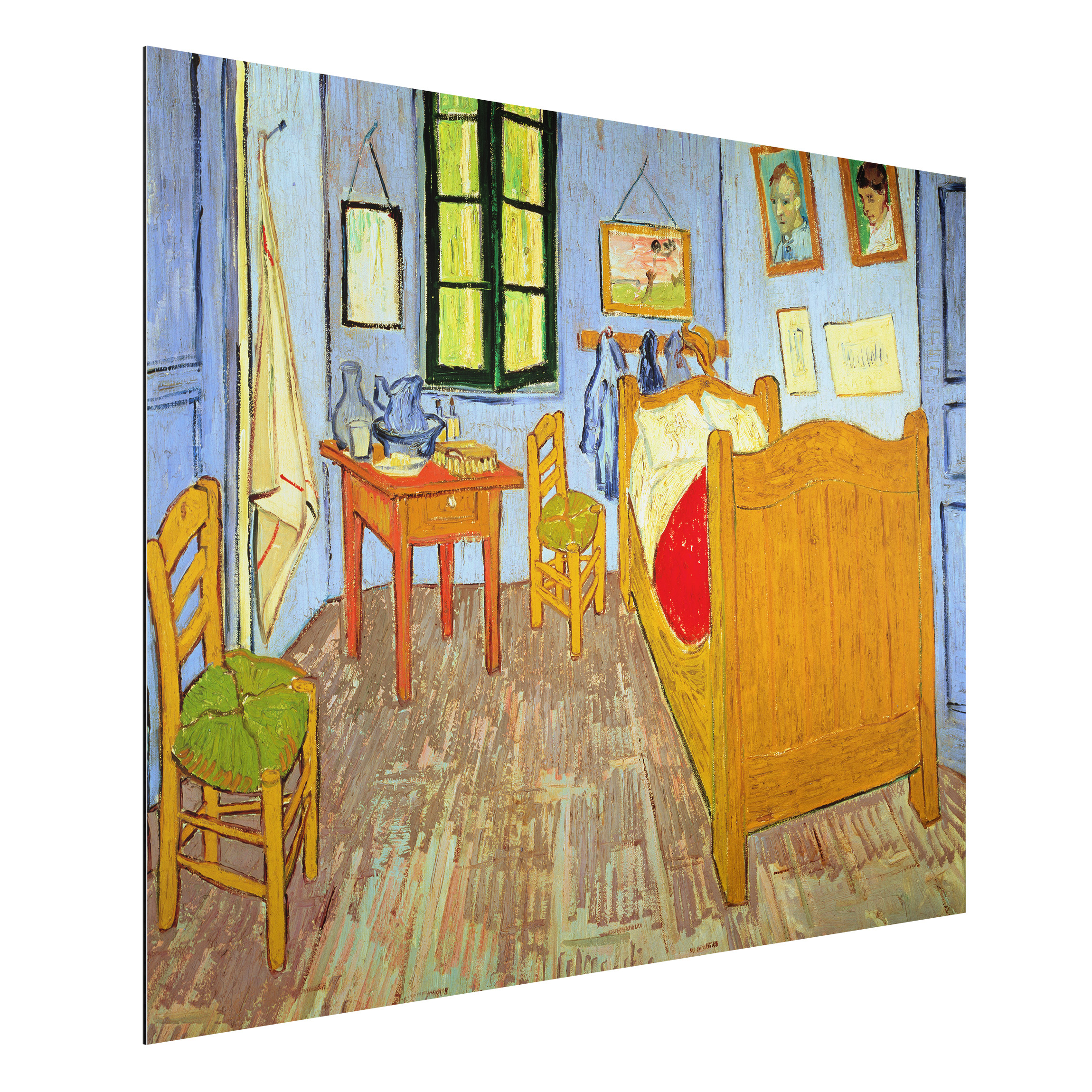 Alu-Dibond Outdoor Bild Vincent van Gogh - Schlafzimmer in Arles