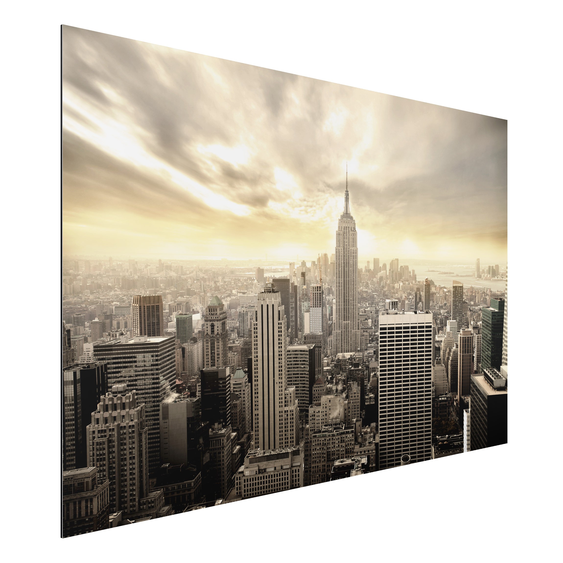 Alu-Dibond Outdoor Bild Manhattan Dawn