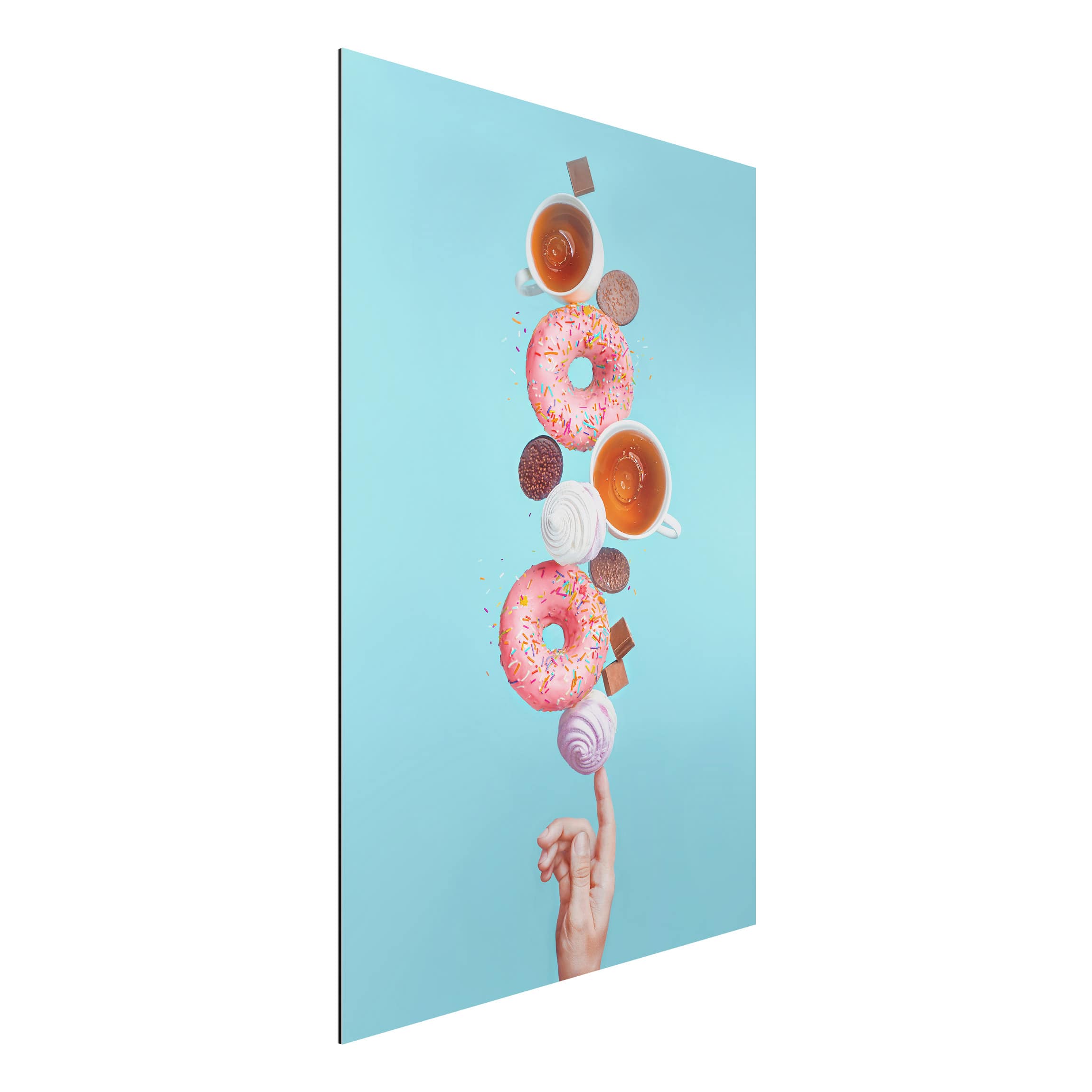 Alu-Dibond Küche Weekend Donuts