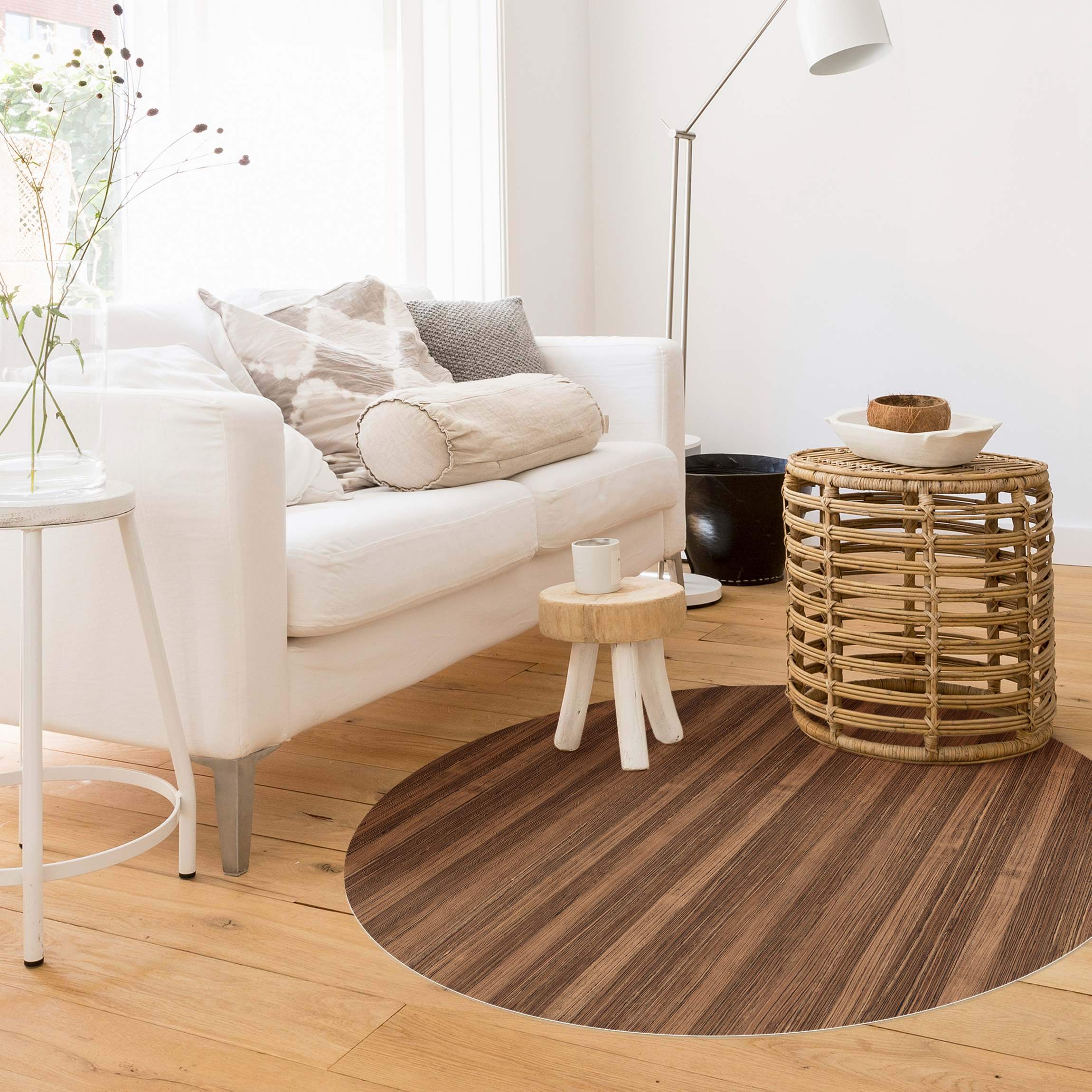 Runder Vinyl-Teppich Amazakou