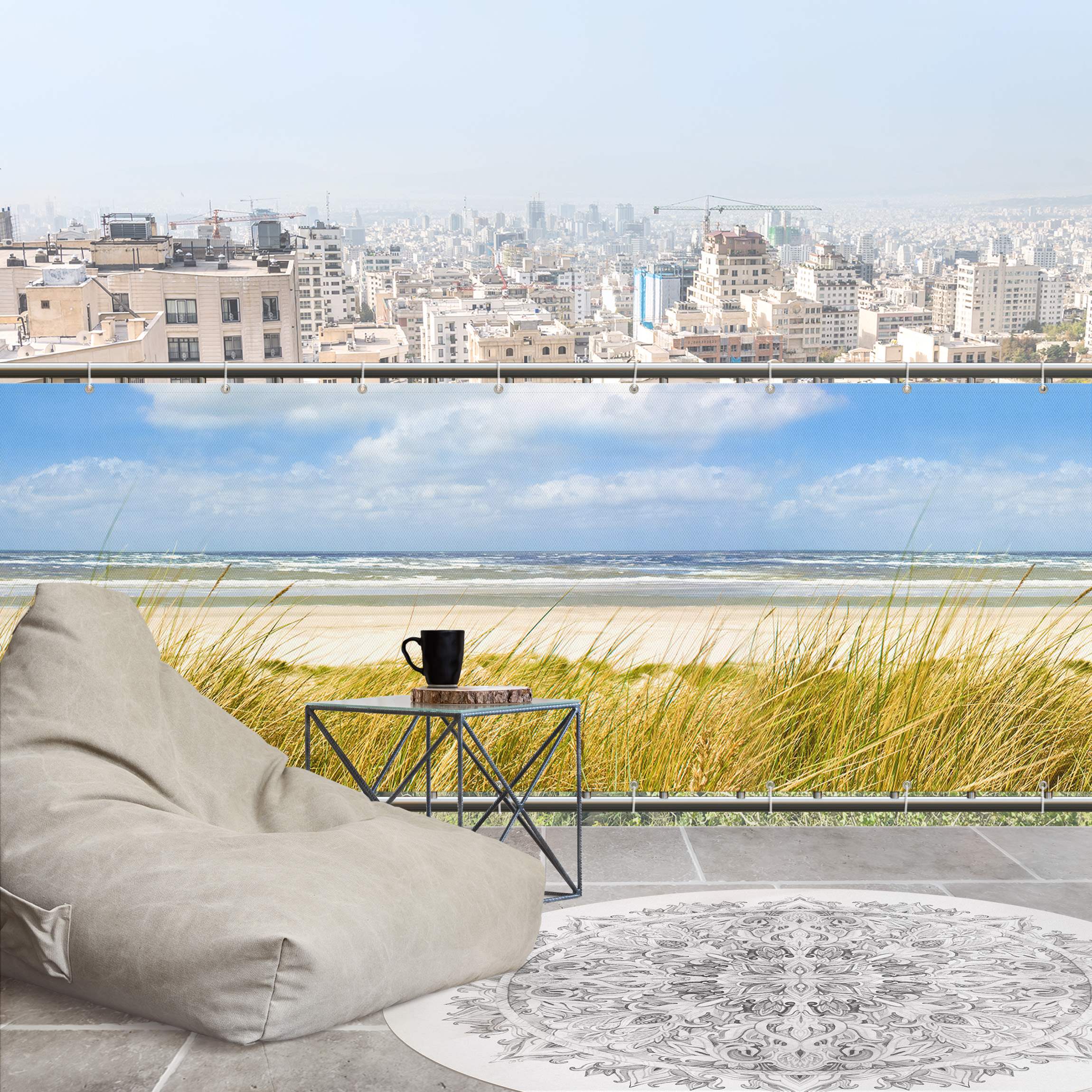 Balkon Sichtschutz An der Nordseeküste