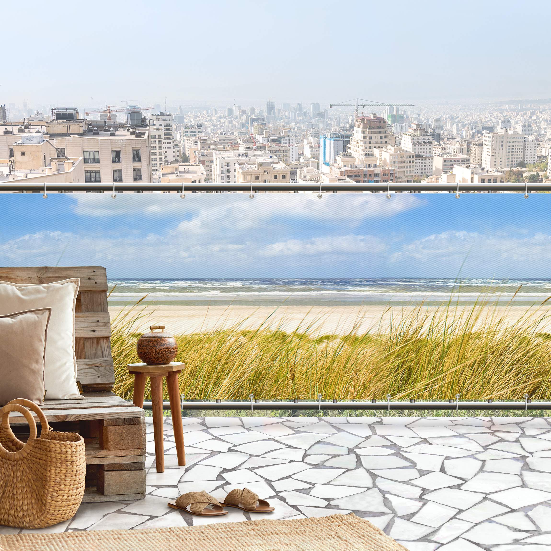 Balkon Sichtschutz An der Nordseeküste