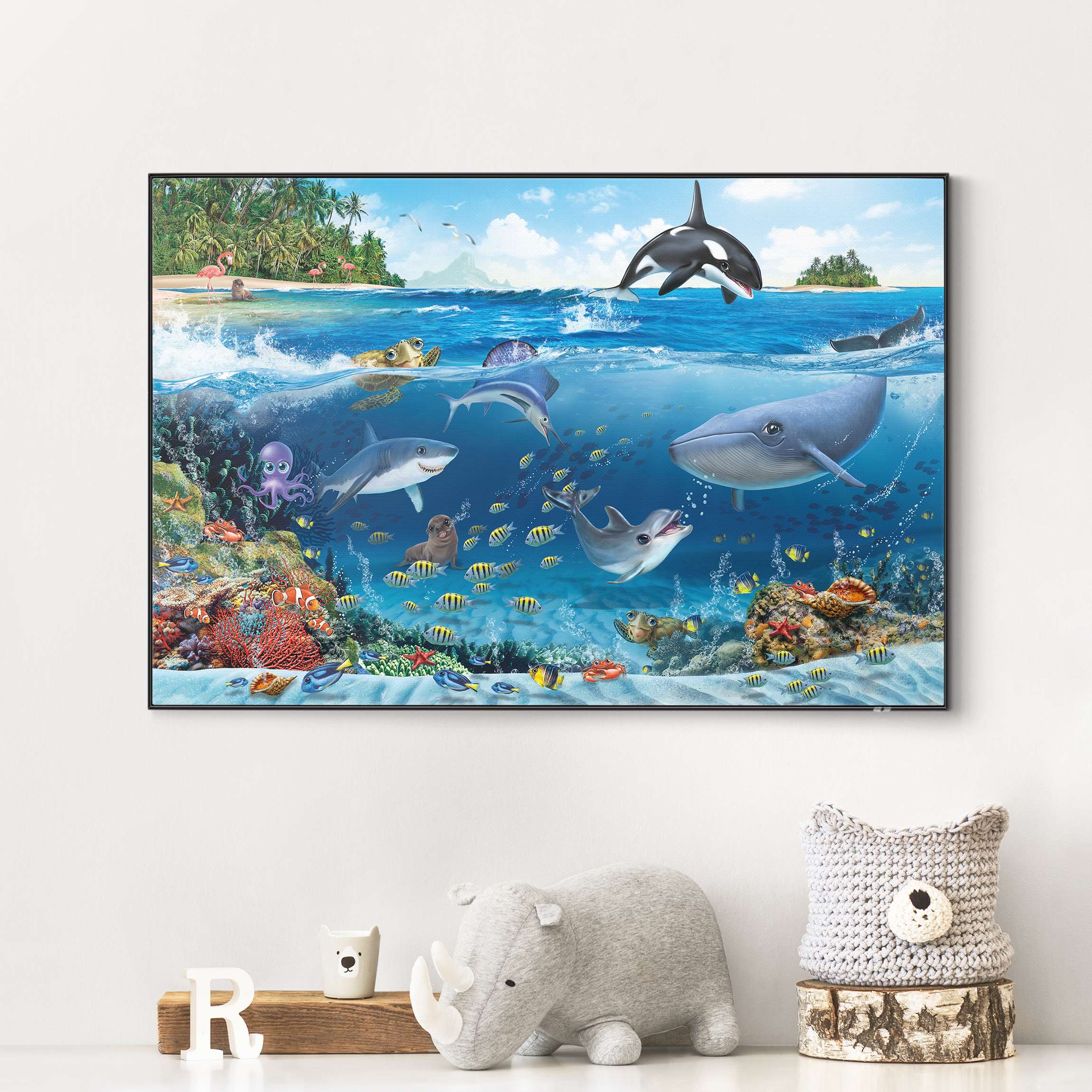Wechselbild Animal Club International - Unterwasserwelt mit Tieren