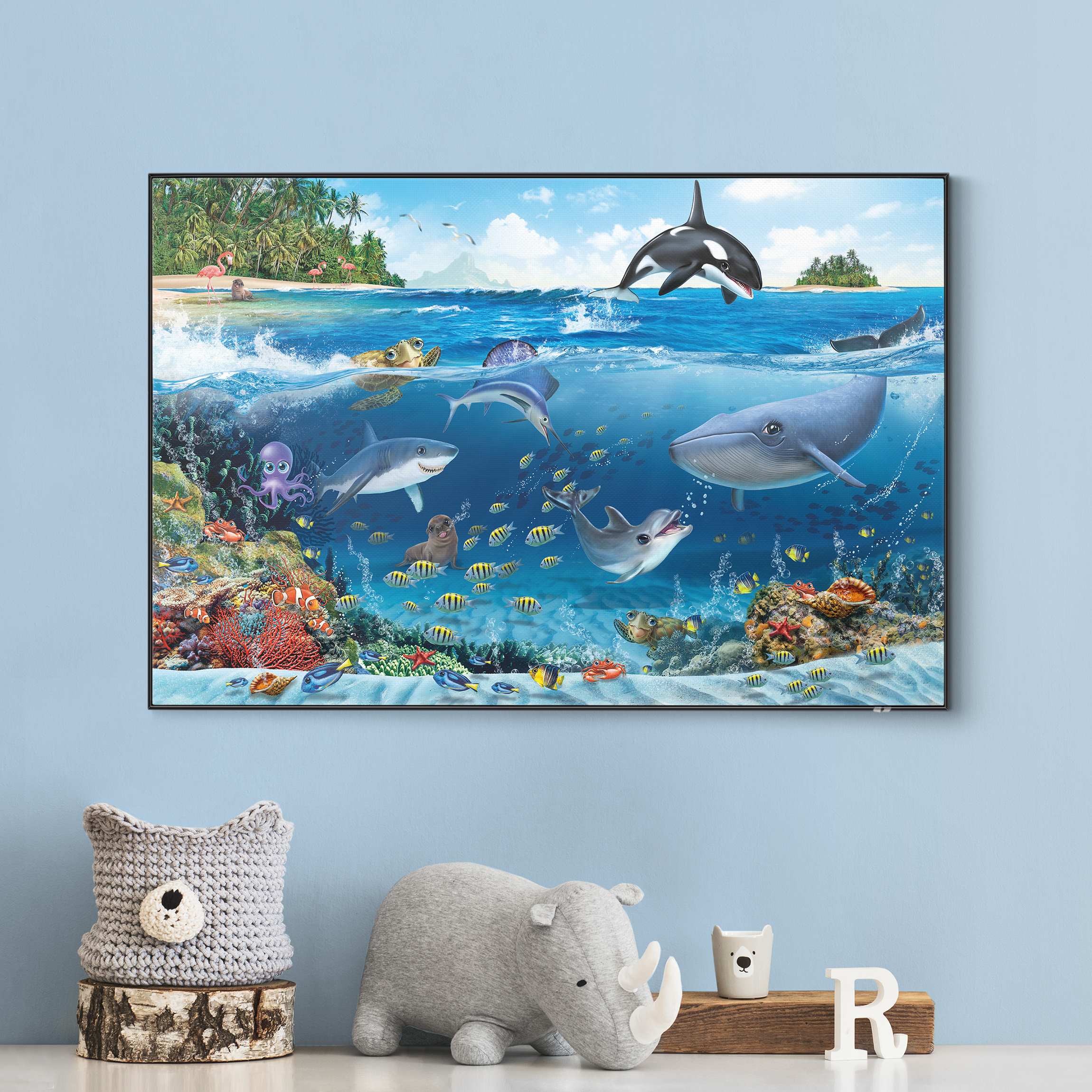 Wechselbild Animal Club International - Unterwasserwelt mit Tieren