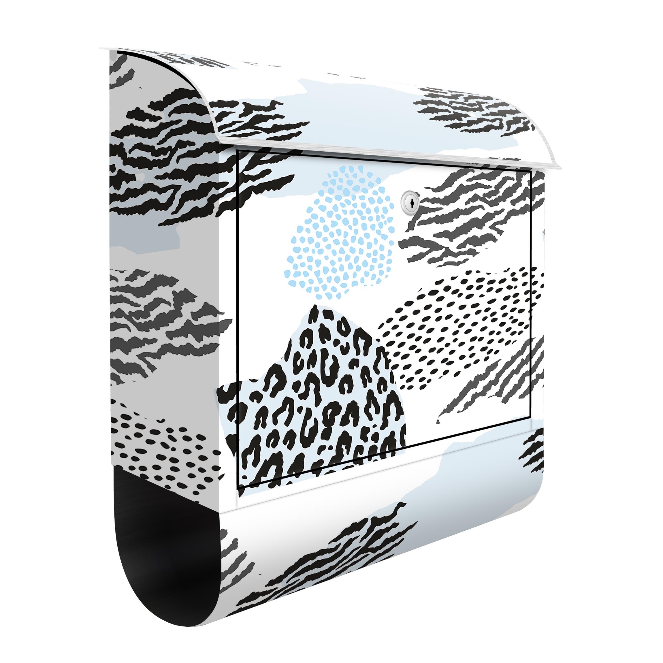 Briefkasten Animalprint Zebra Tiger Leopard Arktis