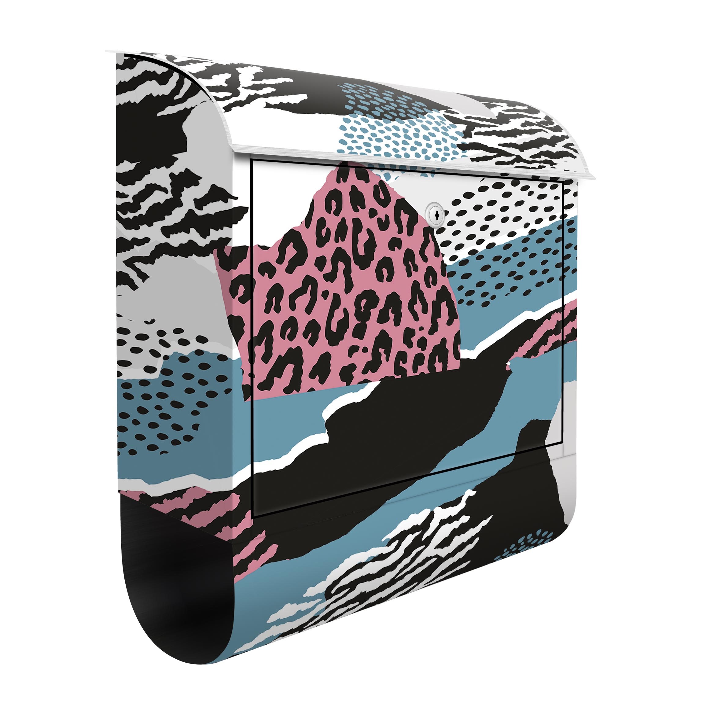 Briefkasten Animalprint Zebra Tiger Leopard Asien