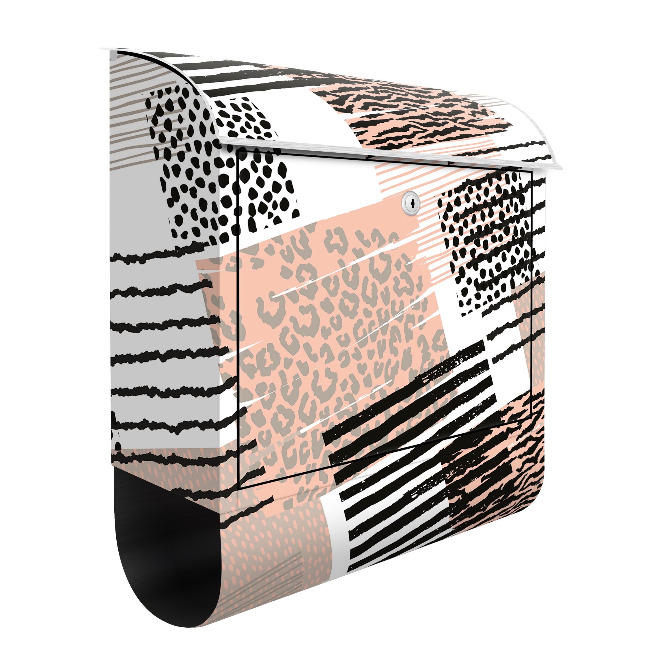 Briefkasten Animalprint Zebra Tiger Leopard Australien