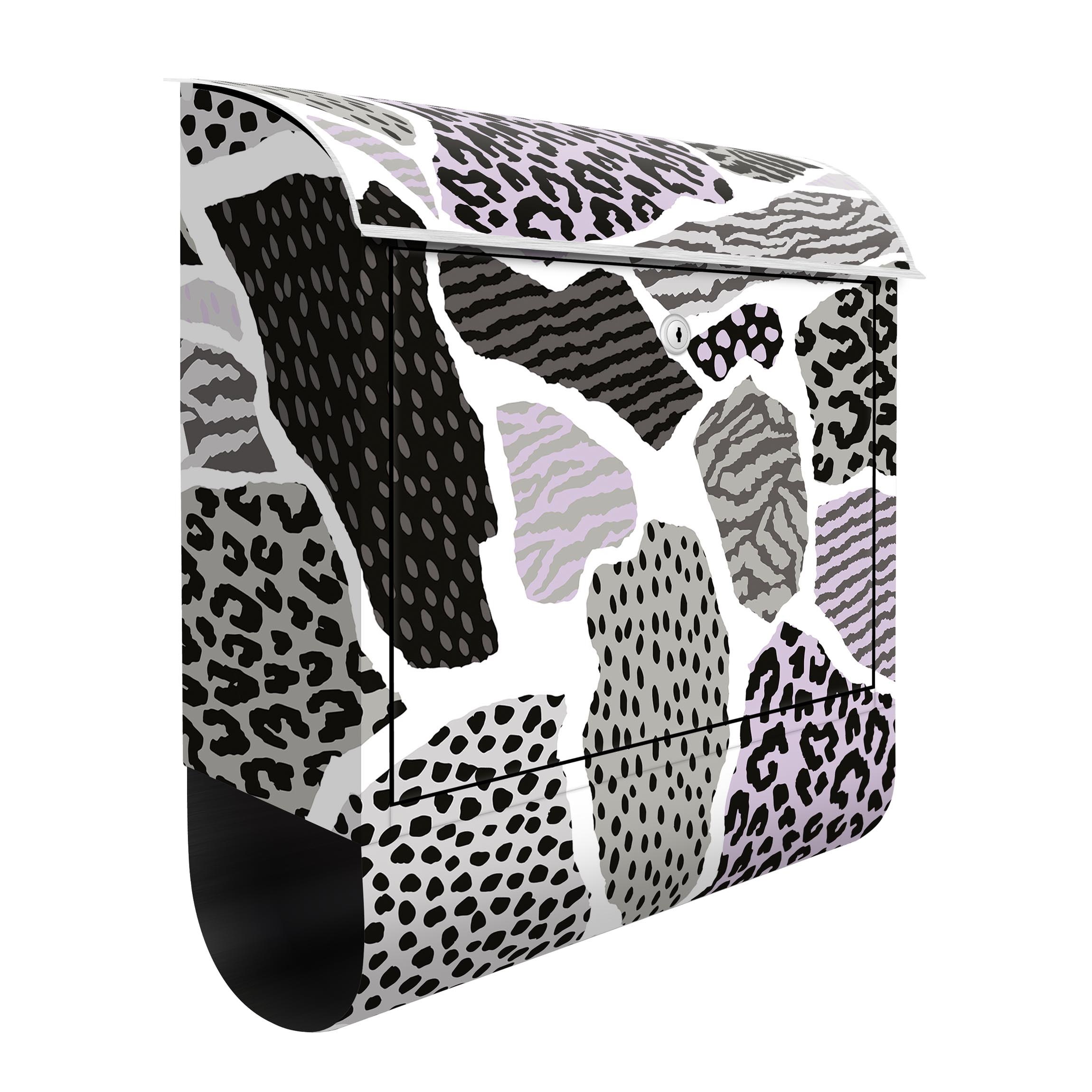 Briefkasten Animalprint Zebra Tiger Leopard Europa