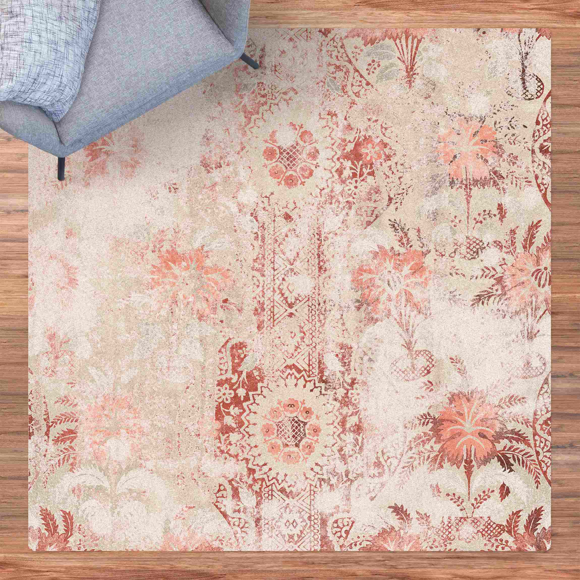 Kork-Teppich Antike Shabby Barocktapete II