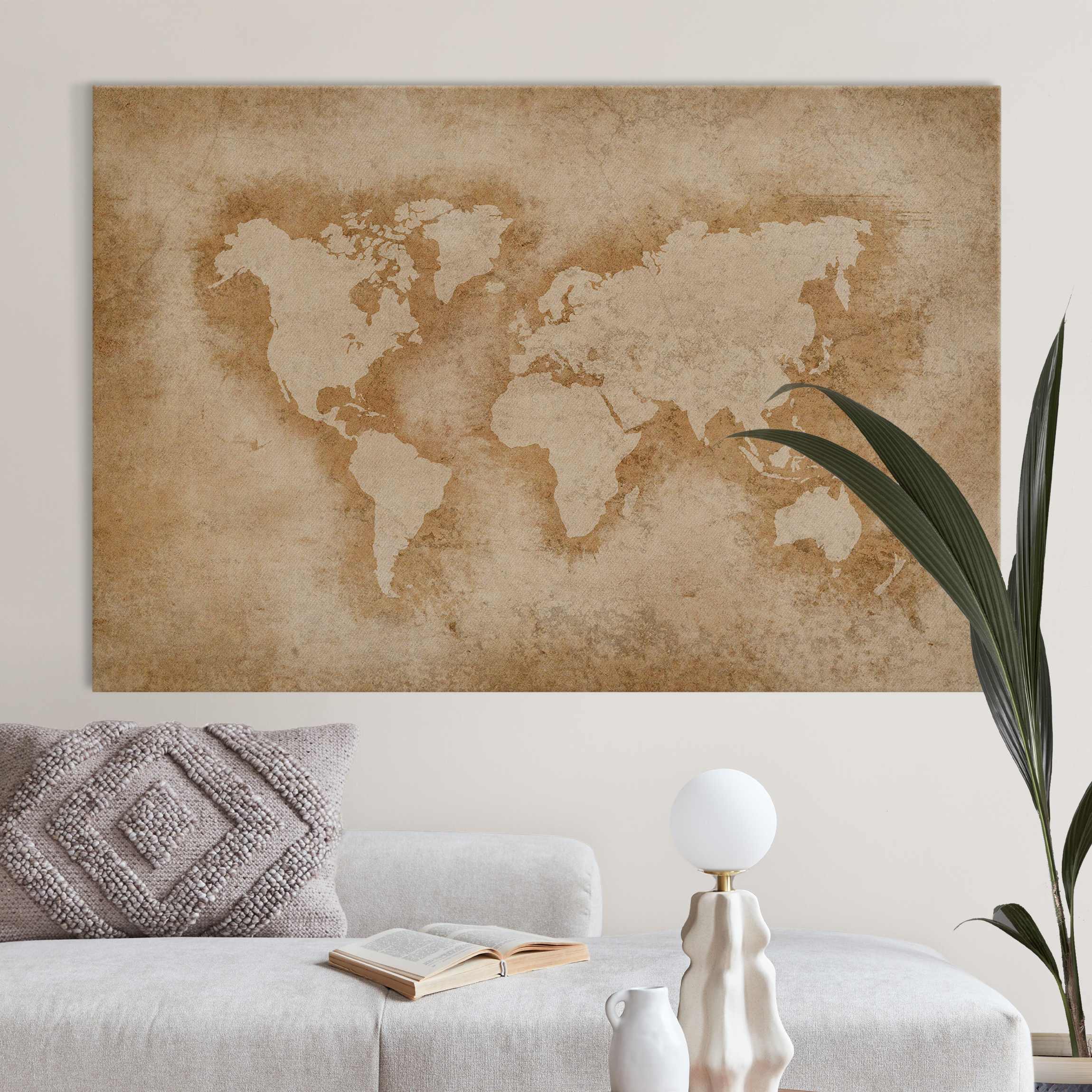 Akustikbild Antike Weltkarte