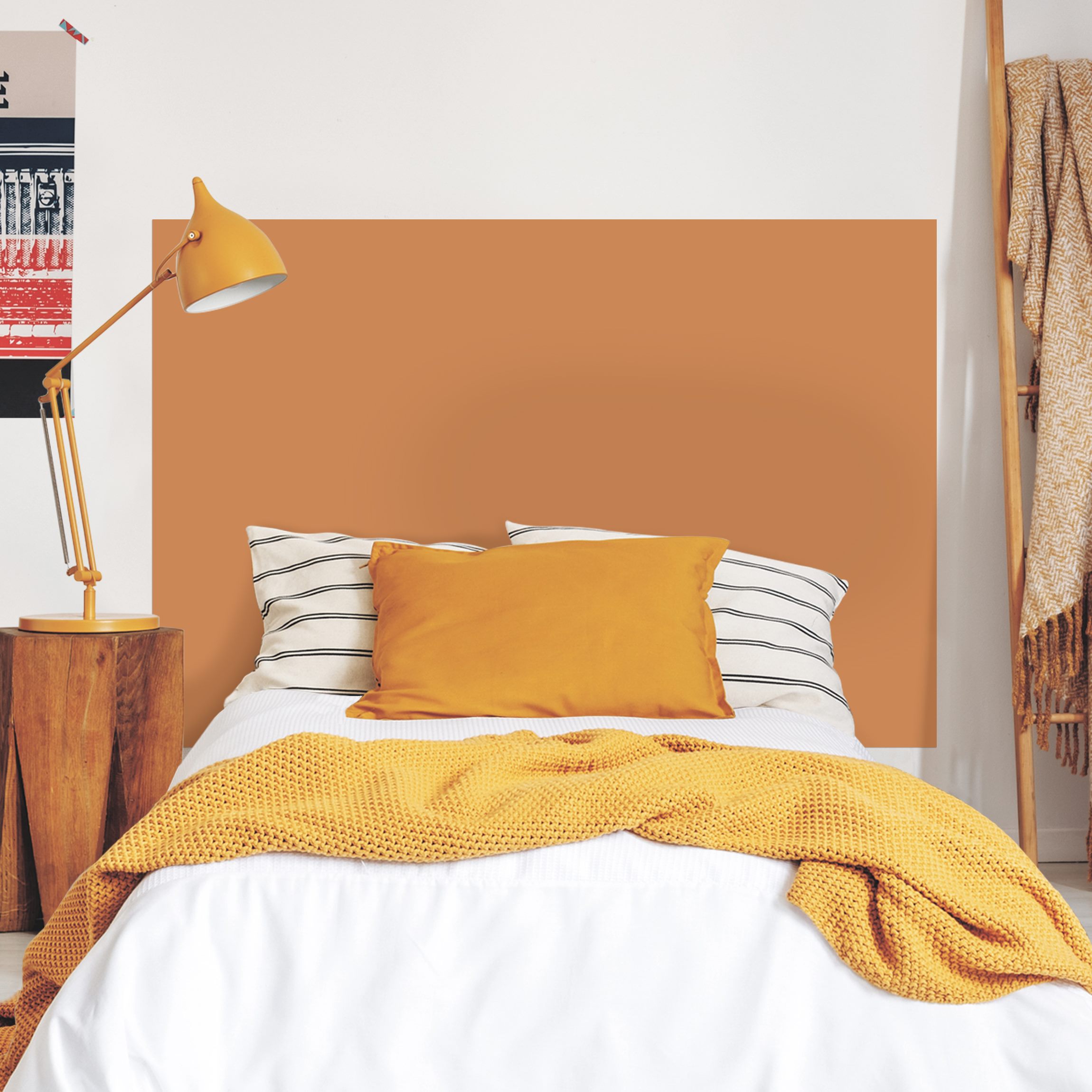 Kopfteil Bett Apricot