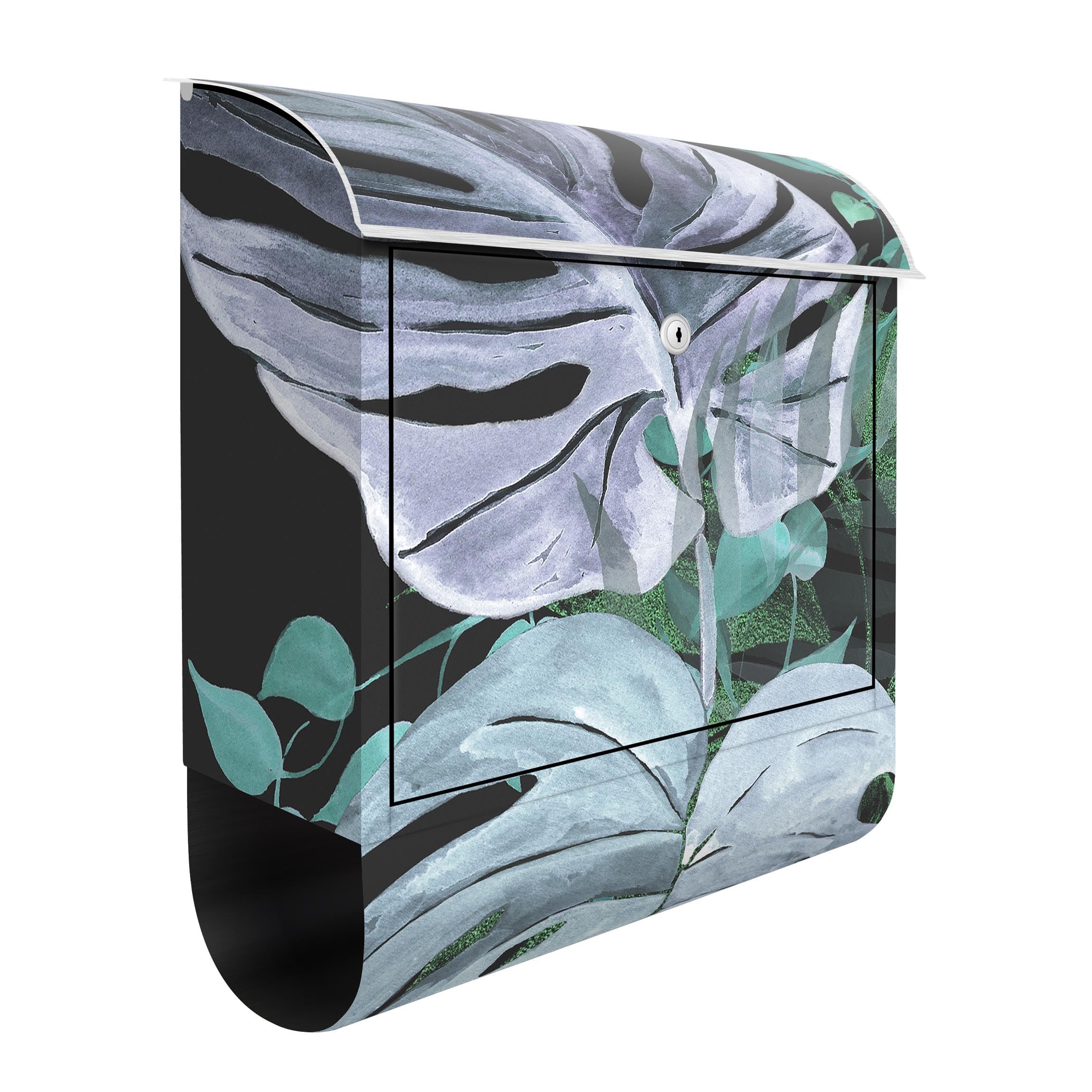 Briefkasten Aquarell Tropisches Arrangement Farbenspiel