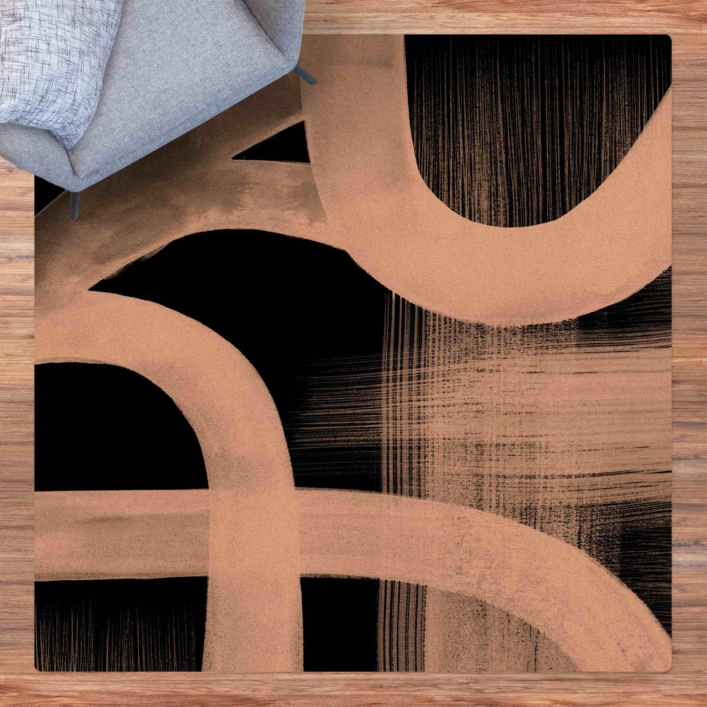 Kork-Teppich Aquarellstraßen