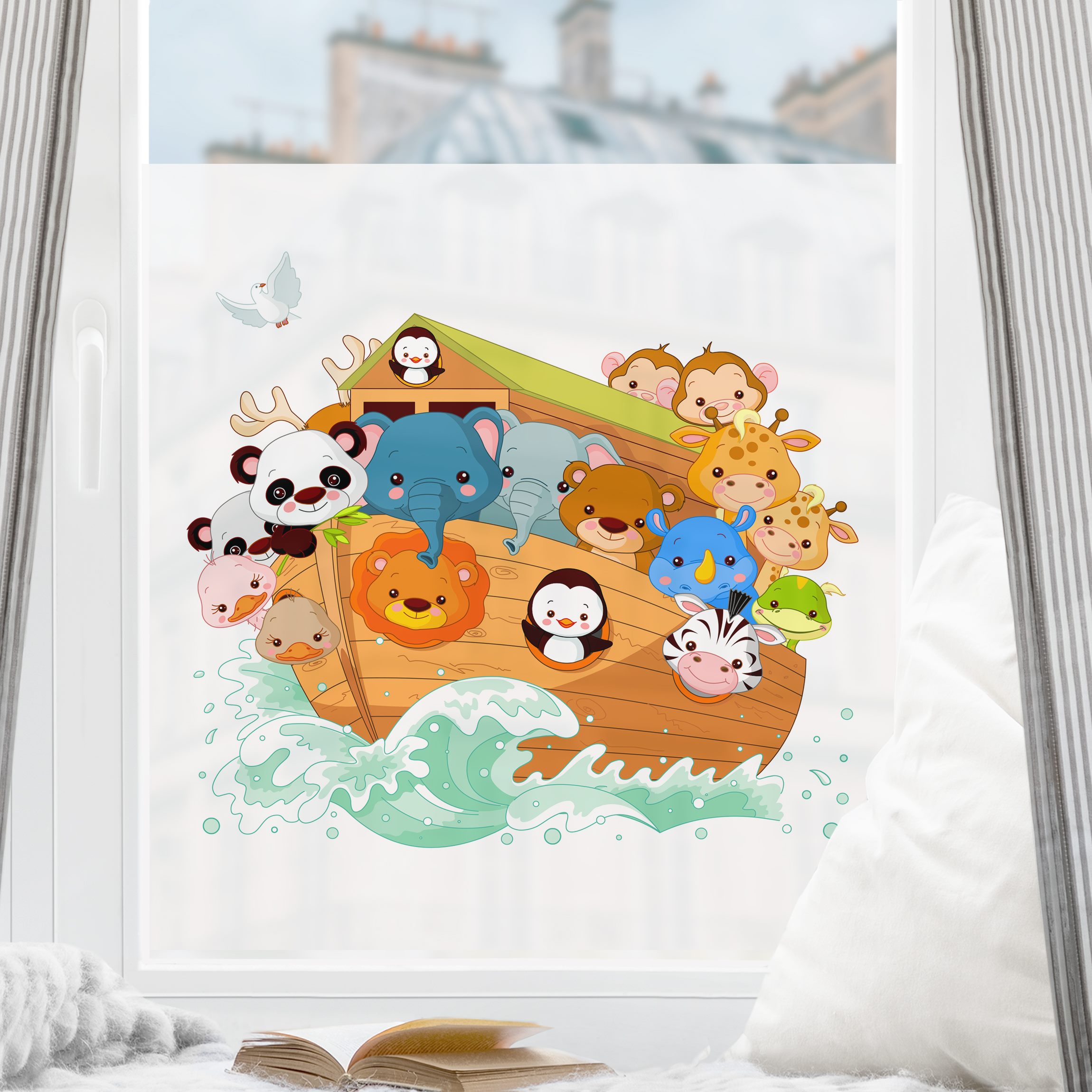 Fensterfolie Arche Noah