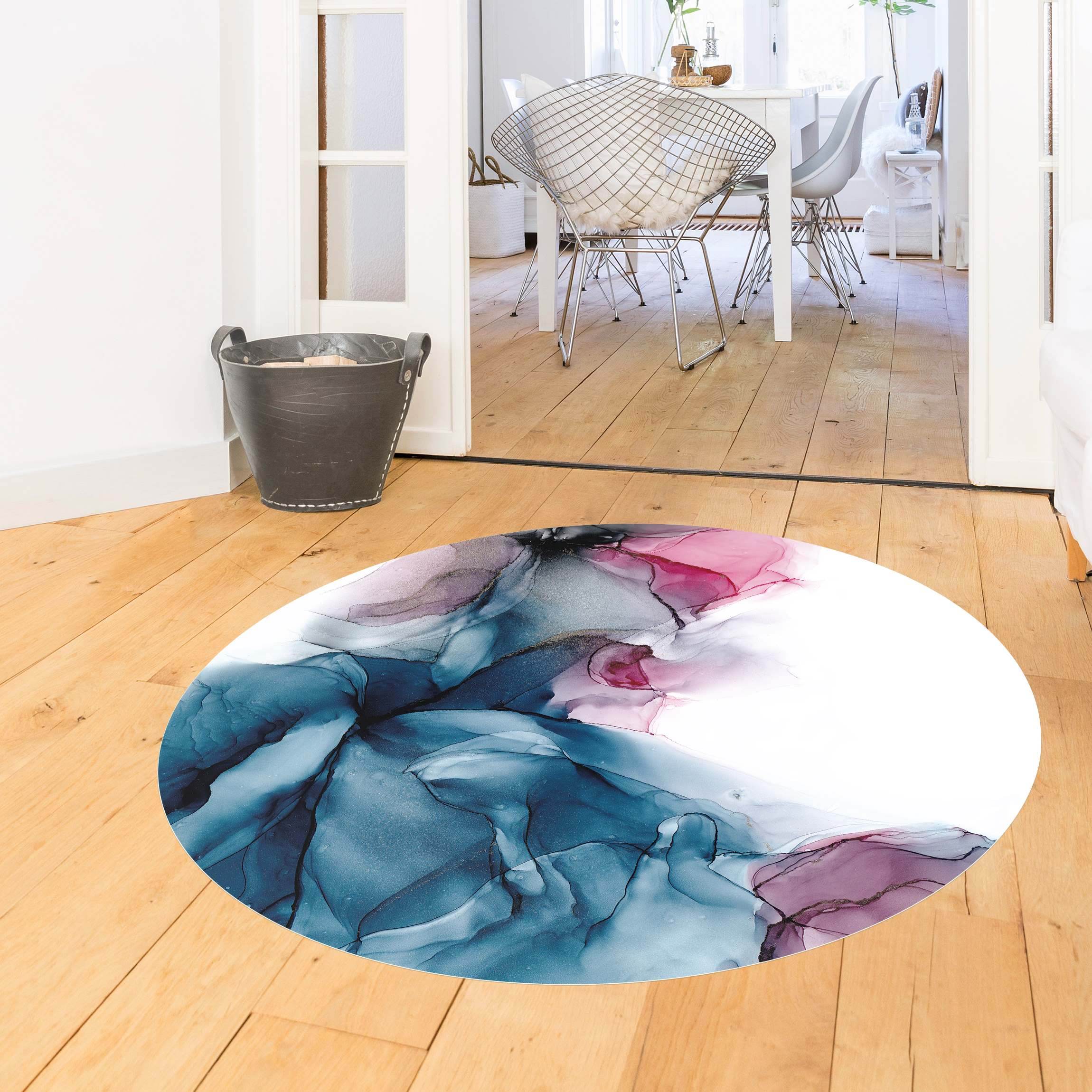 Runder Vinyl-Teppich Aufstieg zum Roten Berg