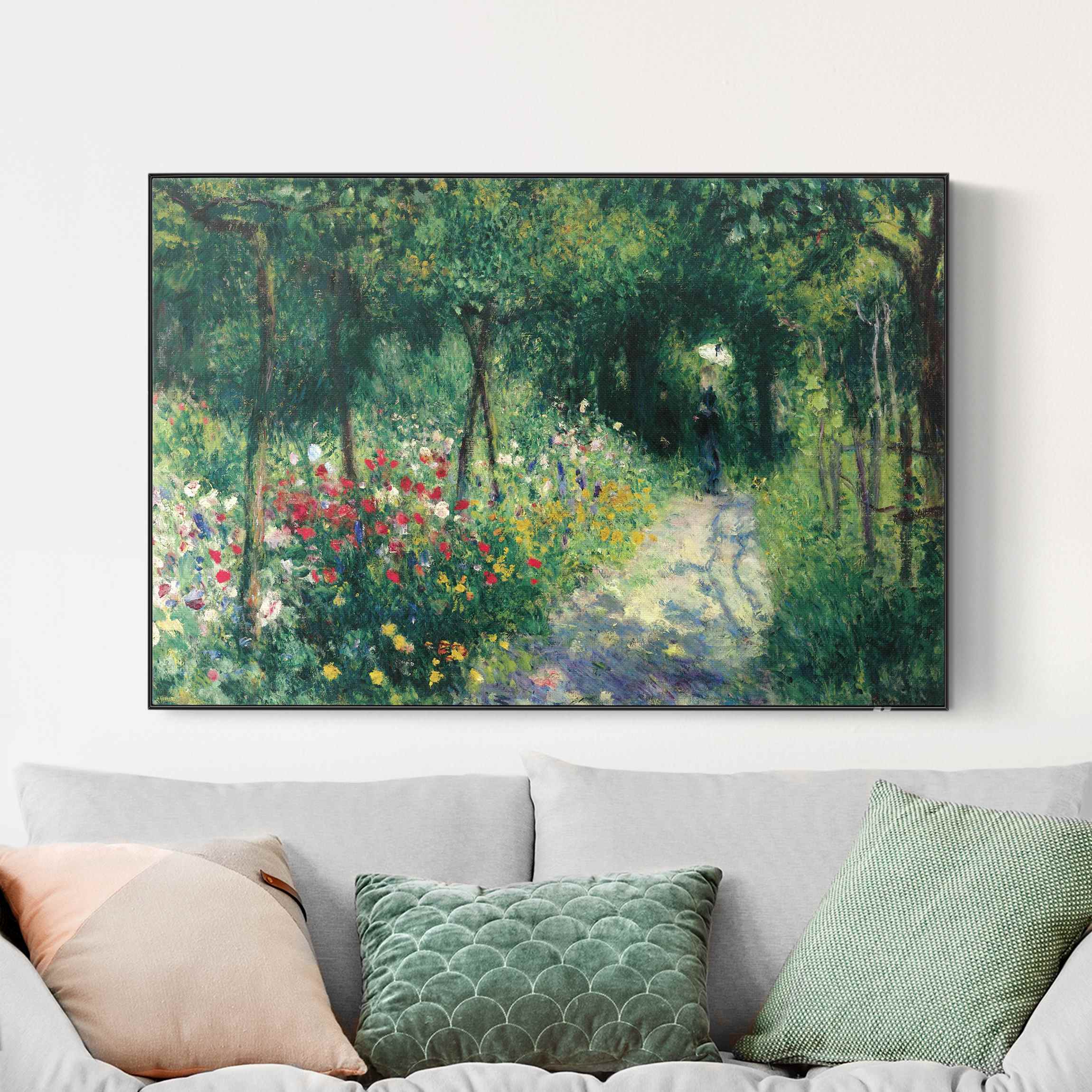 Akustik-Wechselbild Auguste Renoir - Frauen im Garten