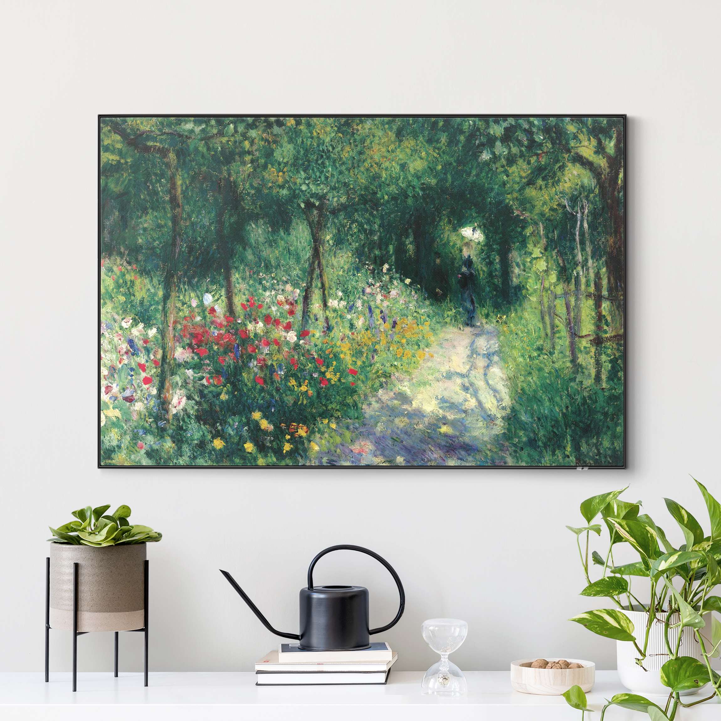 Wechselbild Auguste Renoir - Frauen im Garten