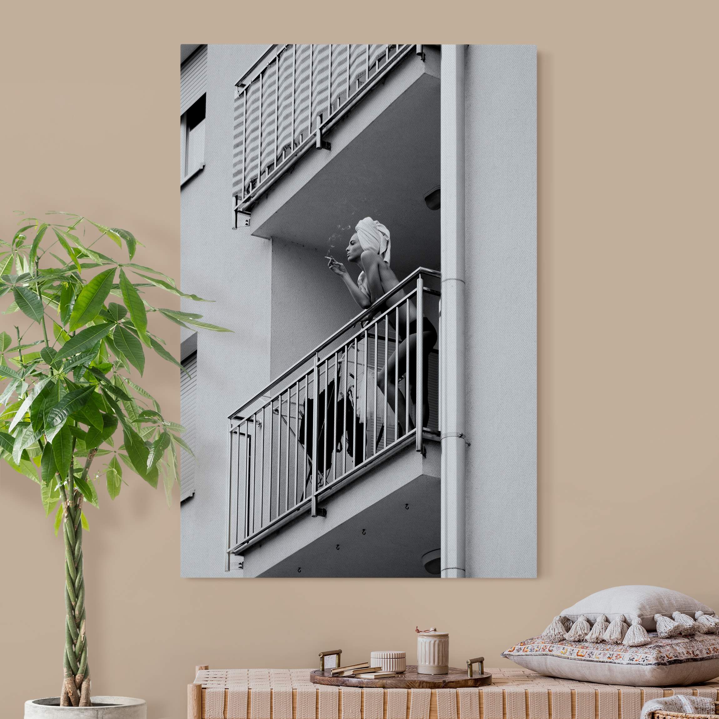 Akustikbild Aussicht vom Balkon