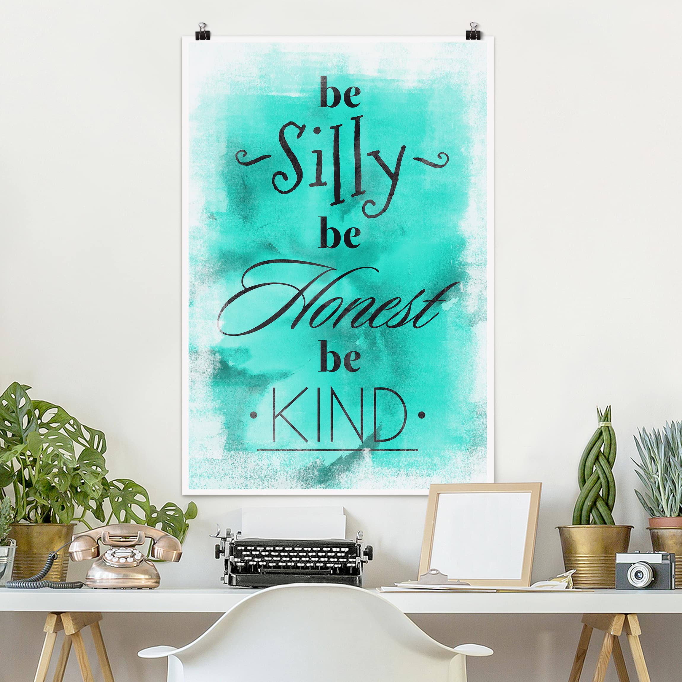 Poster - Hochformat No.EV122 Be Silly