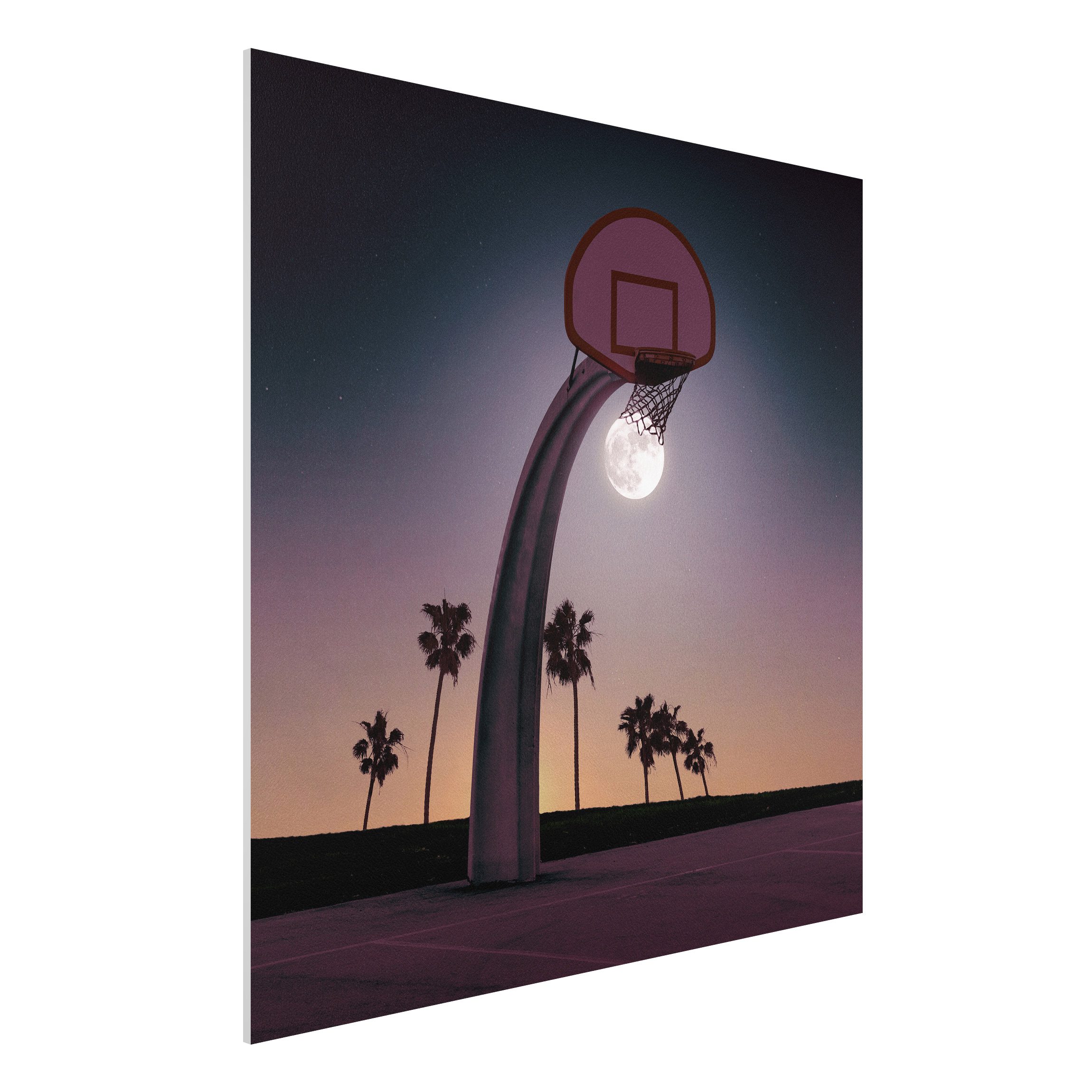 Forexbild - Quadrat Basketball mit Mond