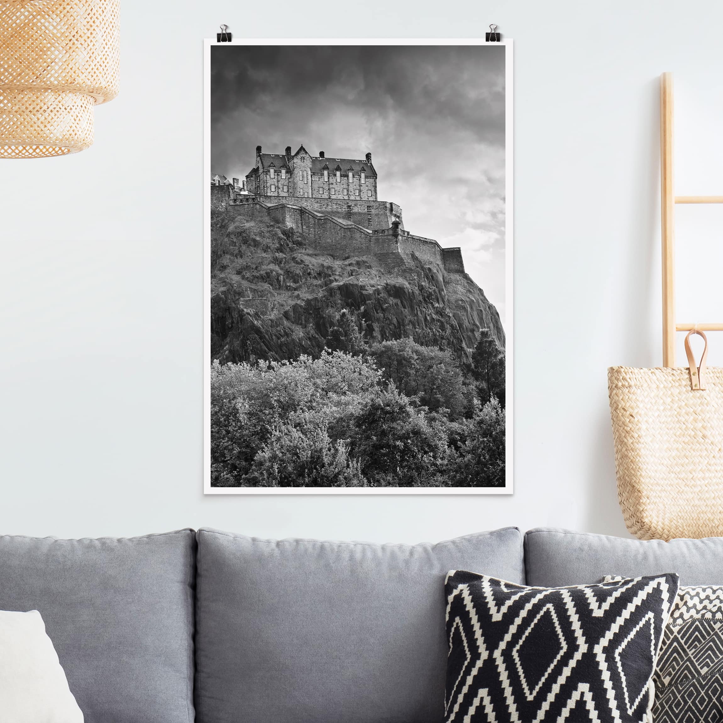 Poster - Hochformat Edinburgh Castle II
