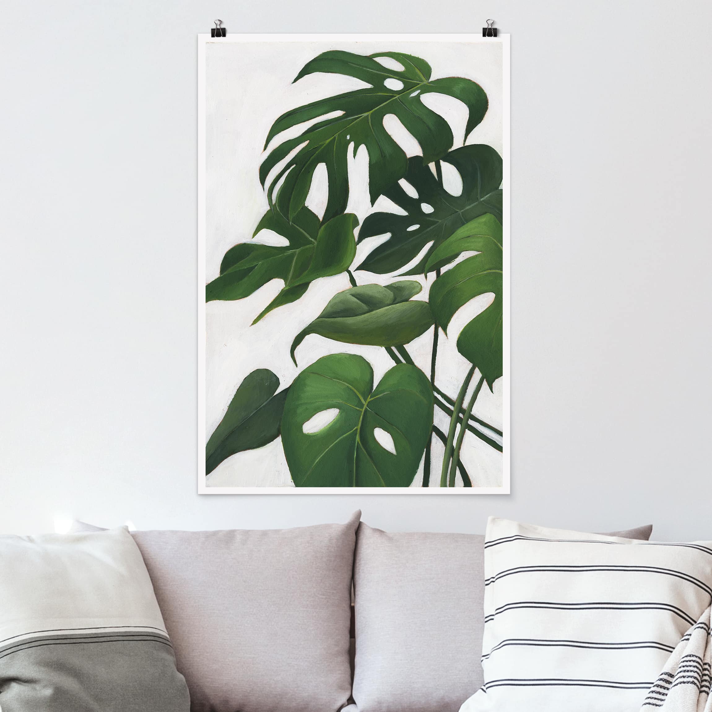 Poster - Hochformat Lieblingspflanzen - Monstera
