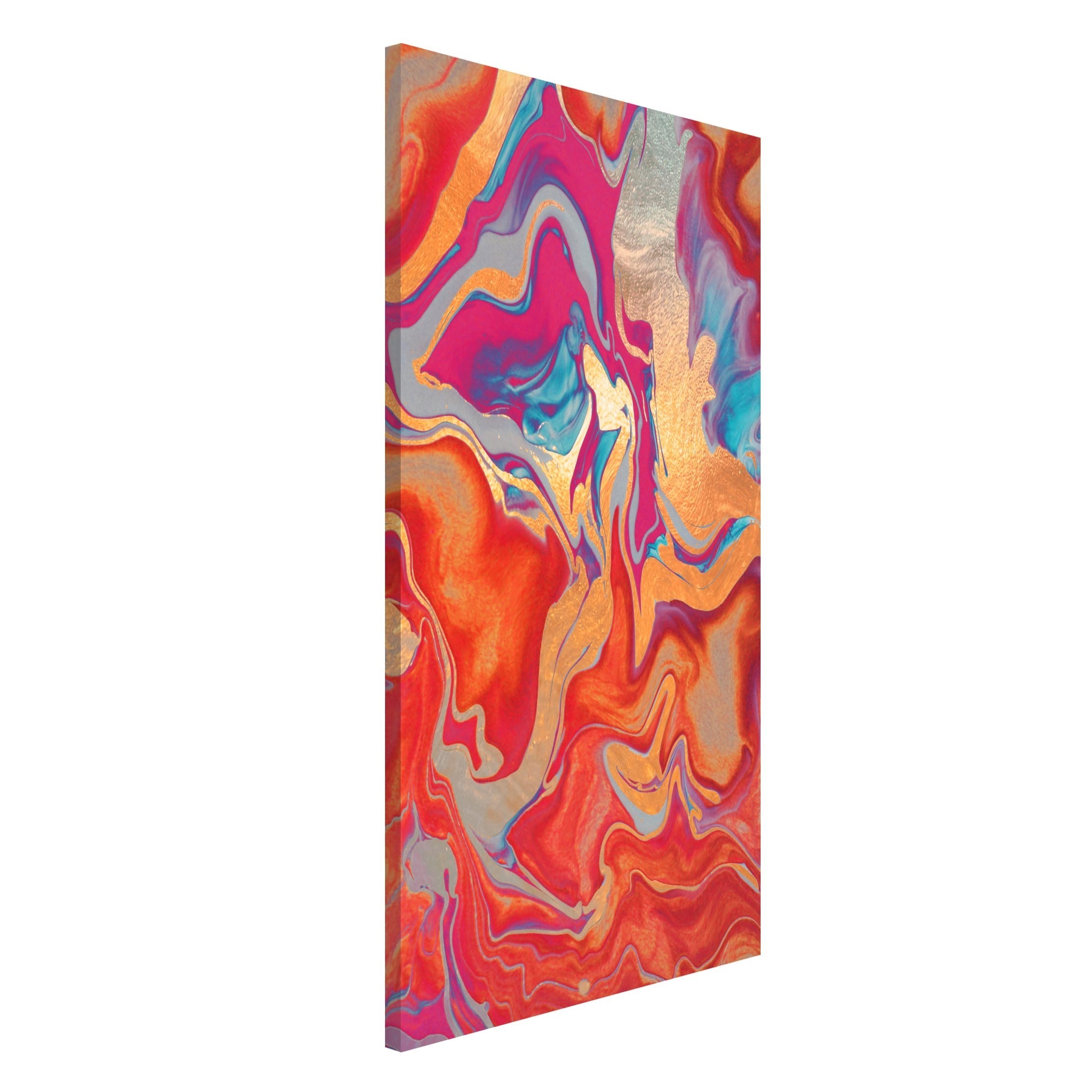 Magnettafel Spiel der Farben Goldenes Feuer